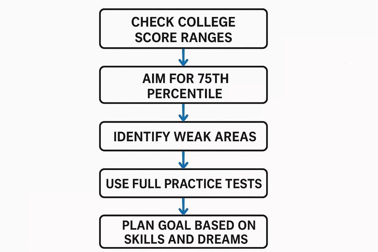 process setting target sat score