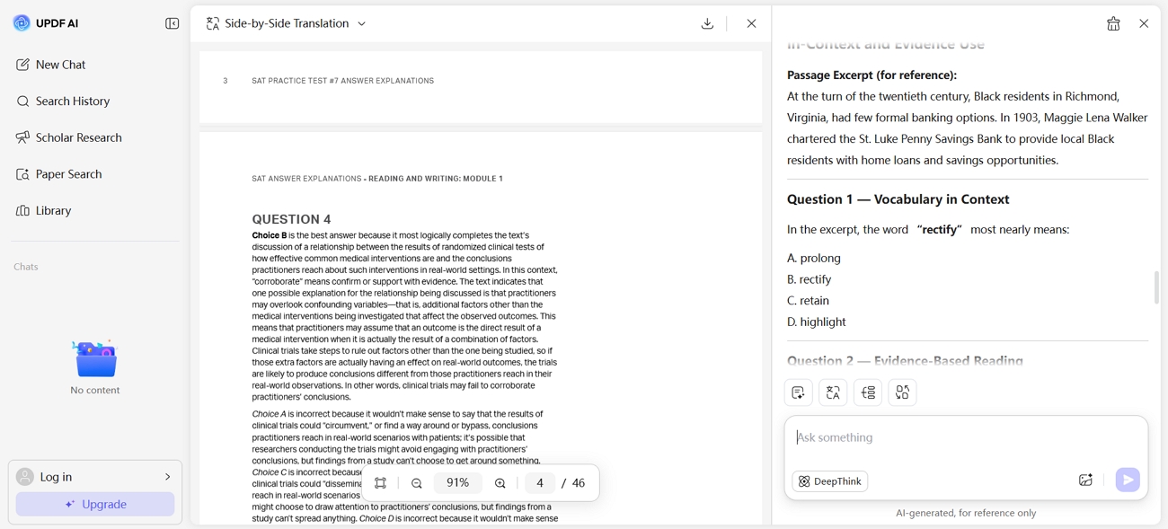 questão extra do sat para mais prática