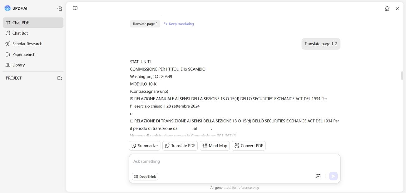 translate content multiple languages updf ai