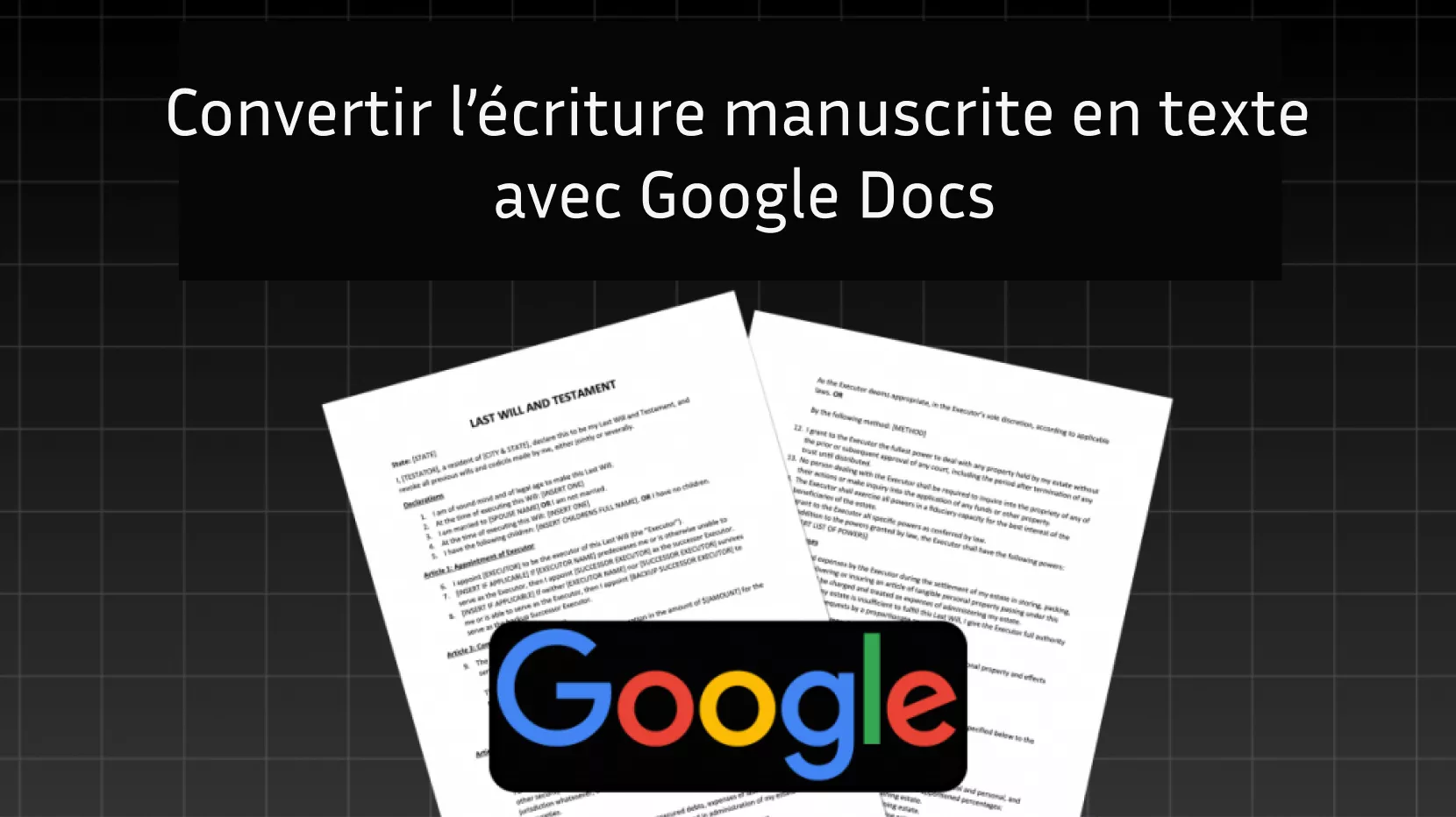 Comment convertir votre écriture manuscrite en texte avec Google Docs ? (Guide simple)