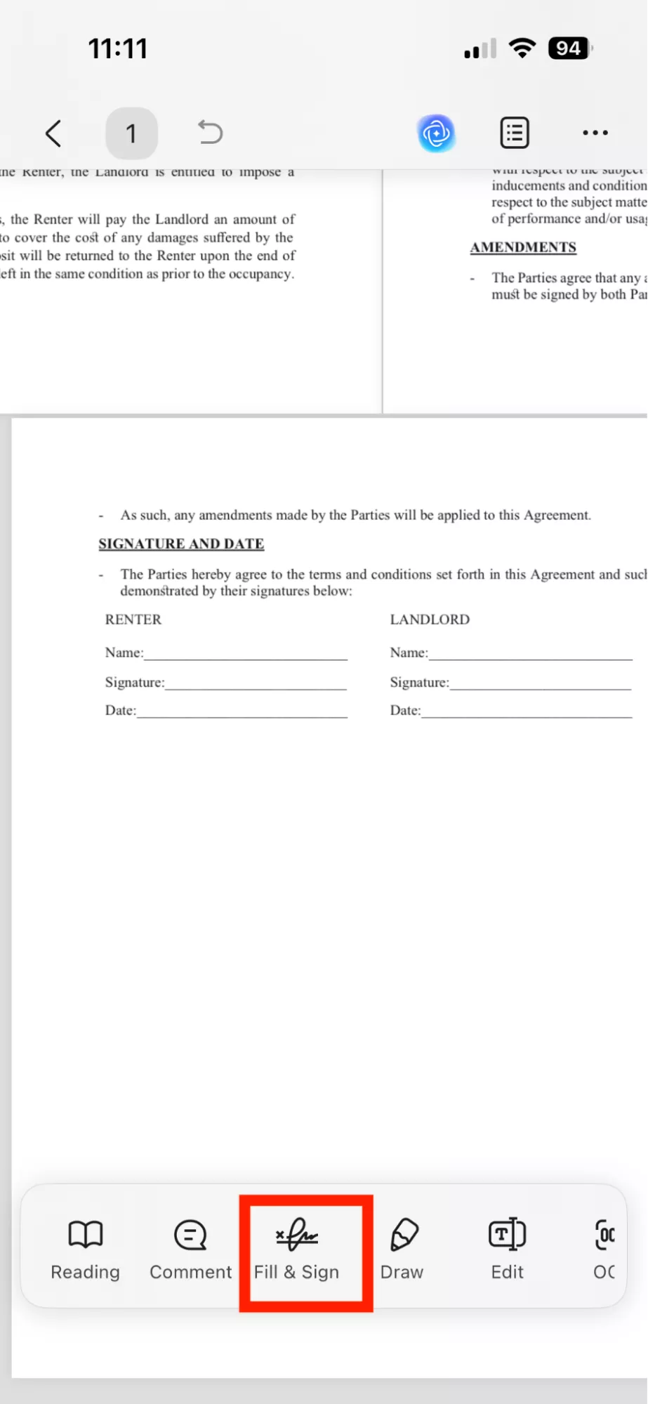 click-fill-and-sign-option