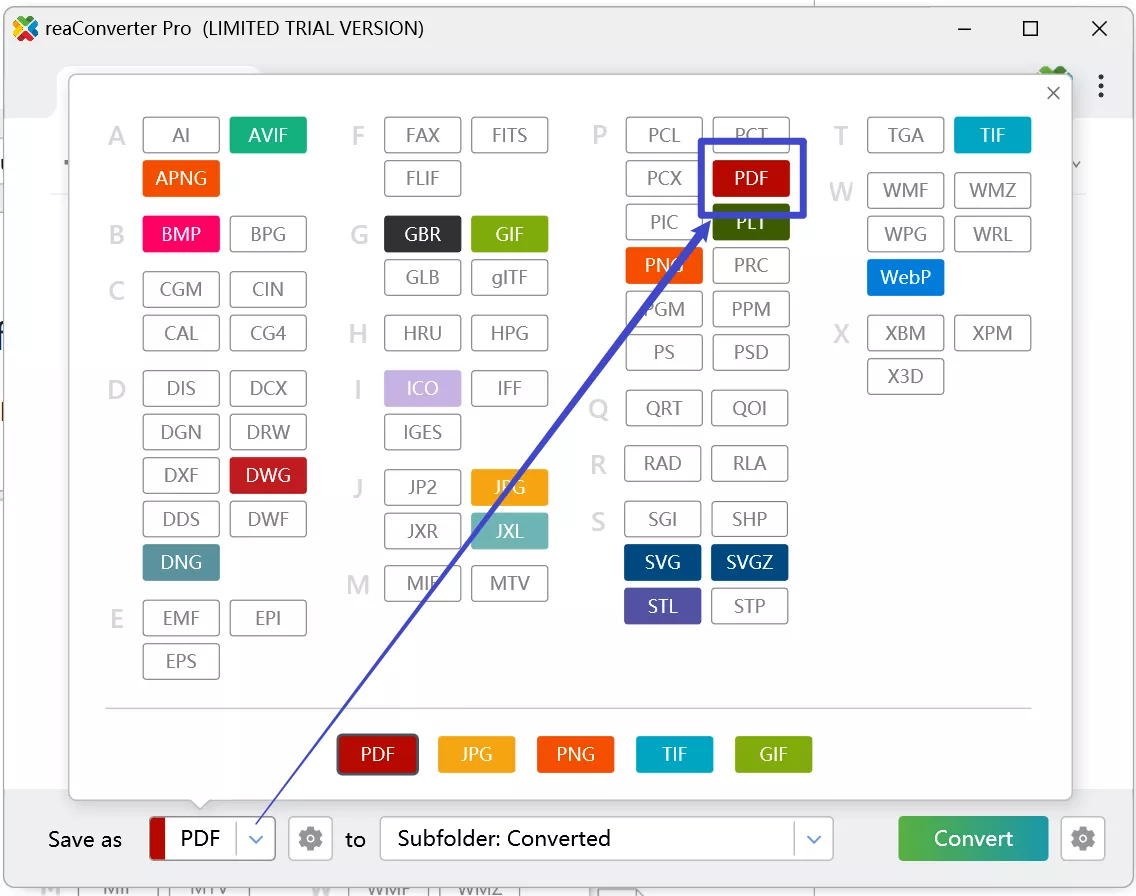 escolher arquivo no anyconv