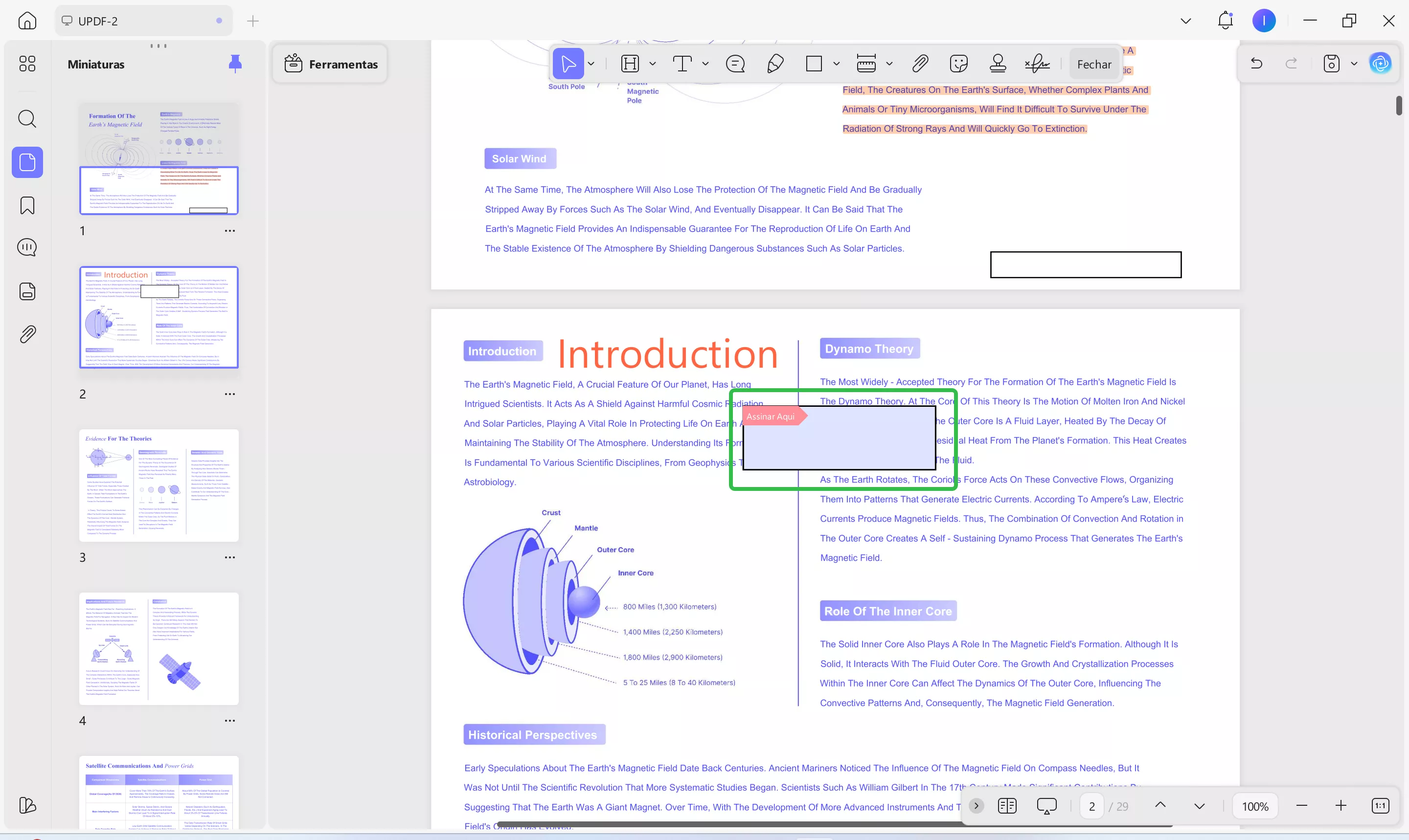 como assinar um PDF com CAC sem área de assinatura