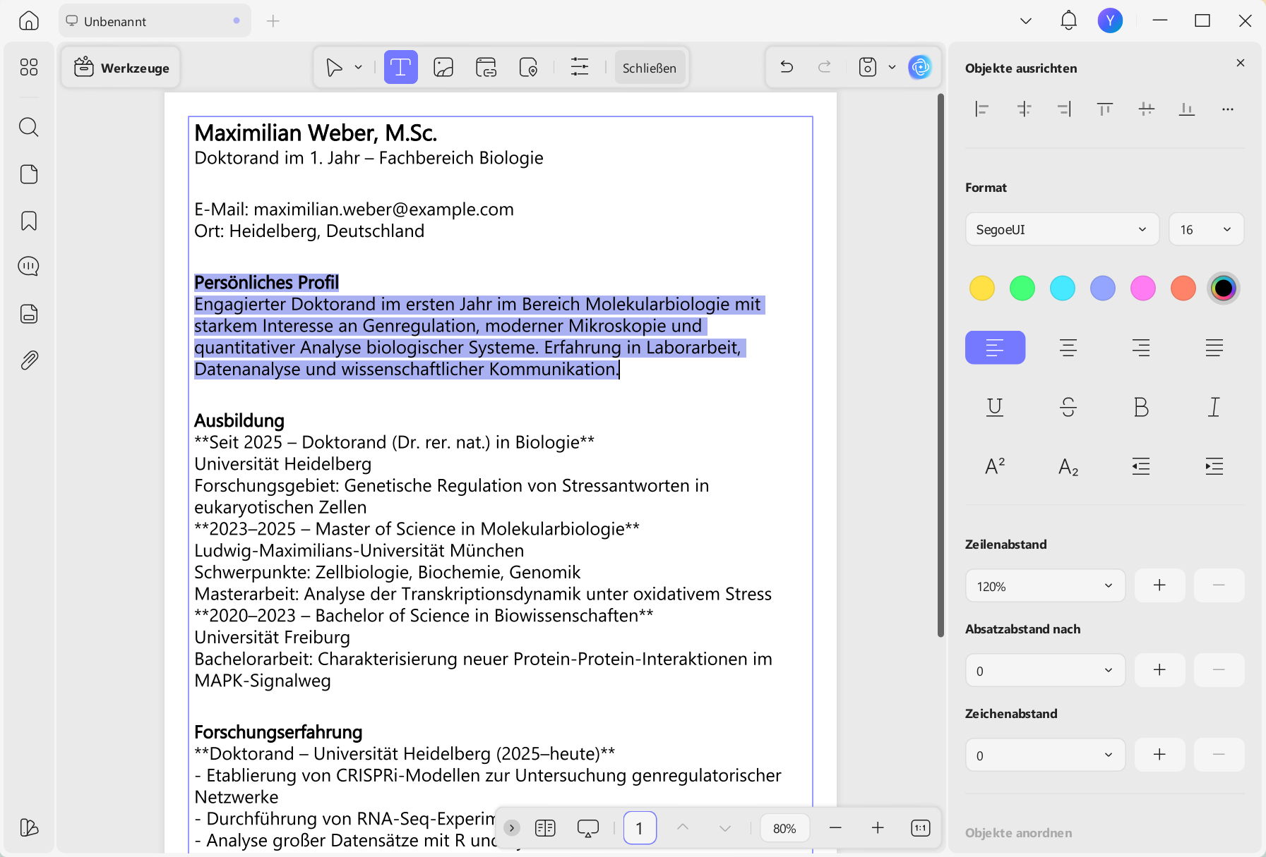 PDF-Bearbeitungstools zum Anpassen von Text