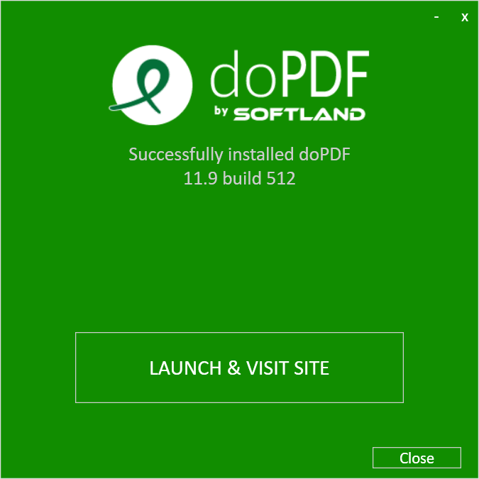 click on launch and visit site