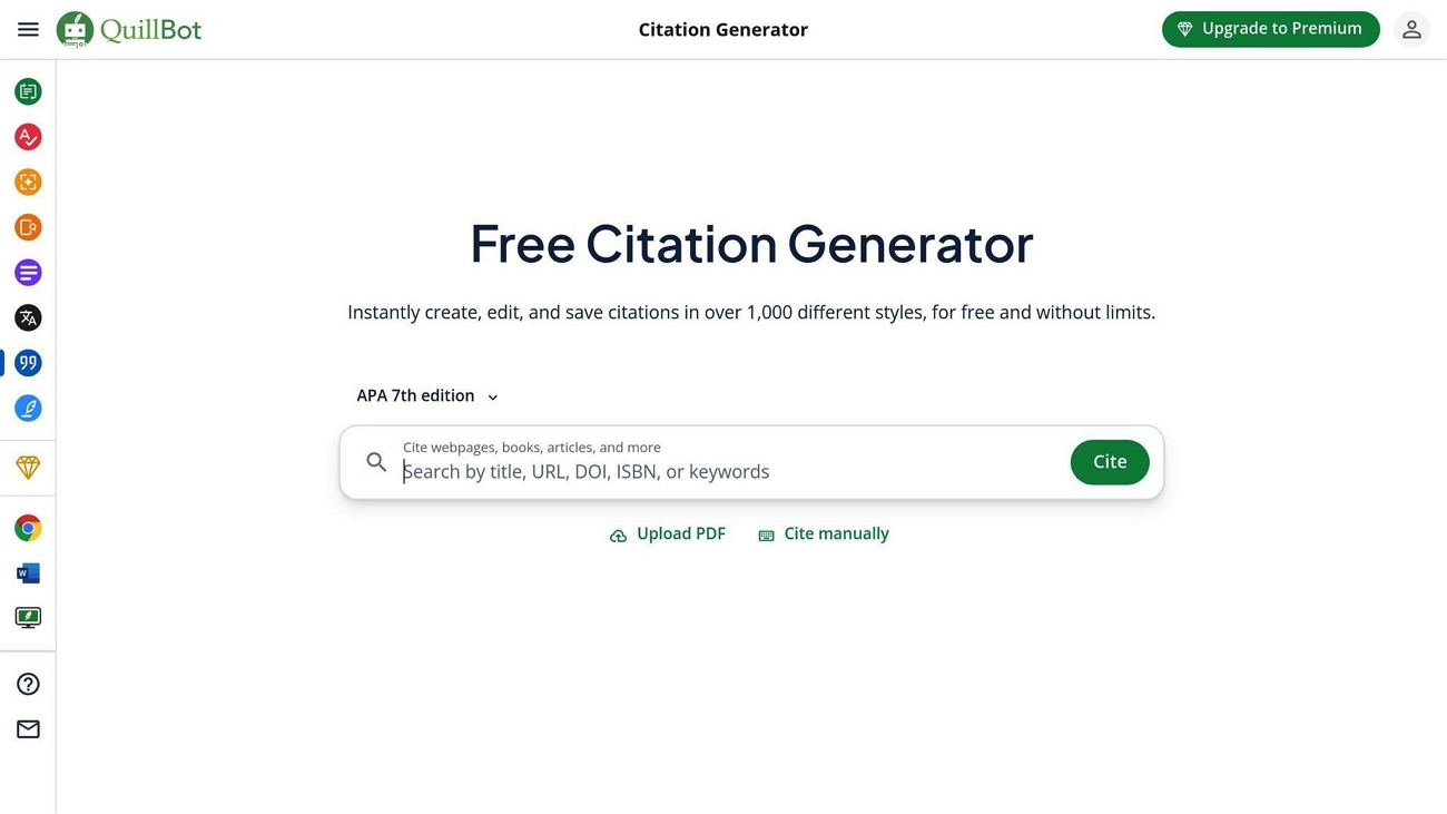 use quillbot citation generator