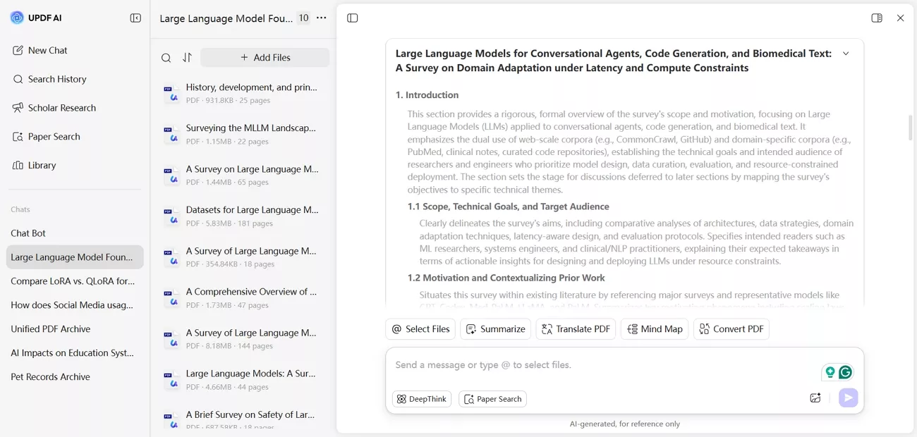 deep literature review scholar research