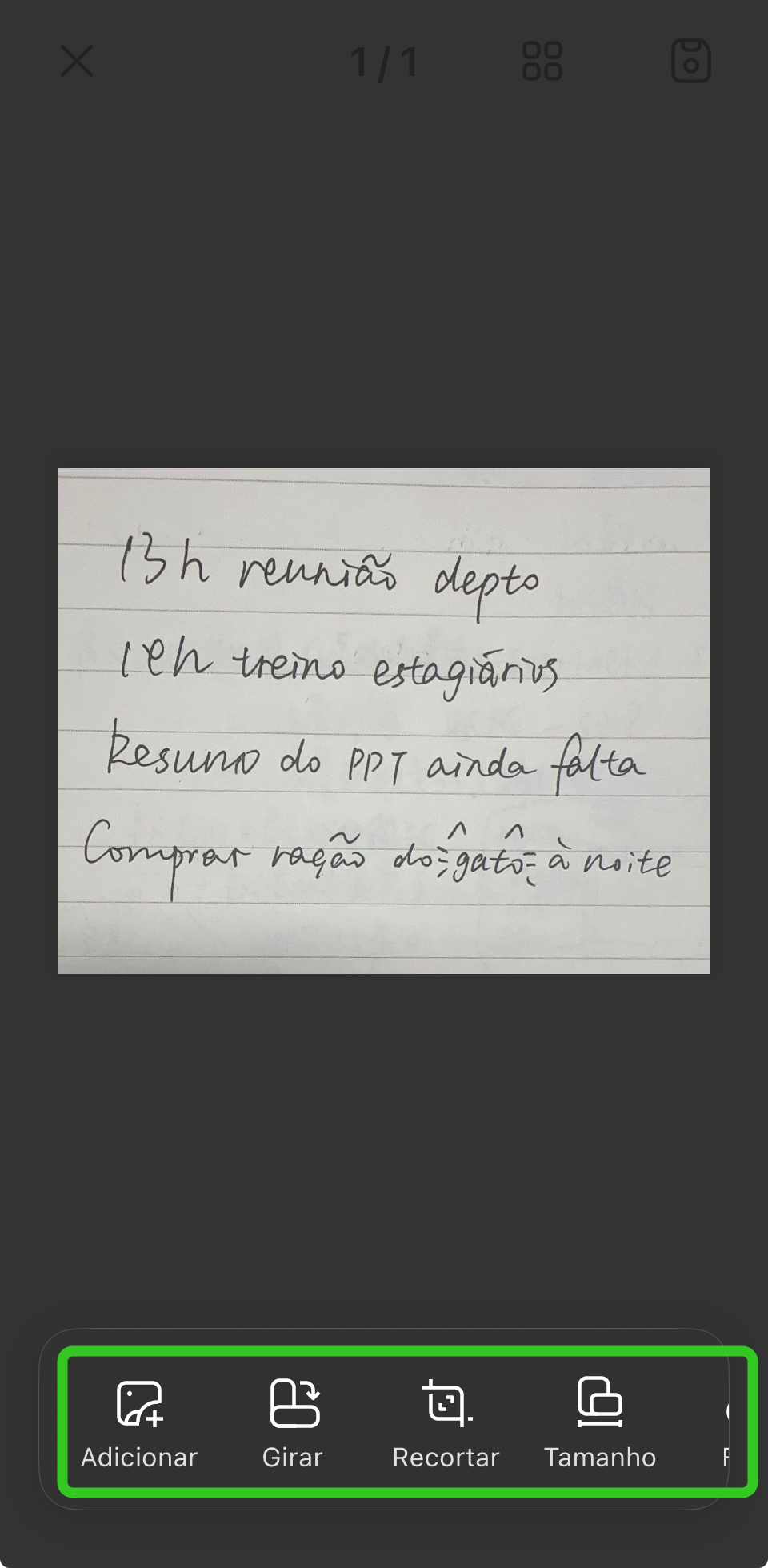 editar imagens digitalizadas