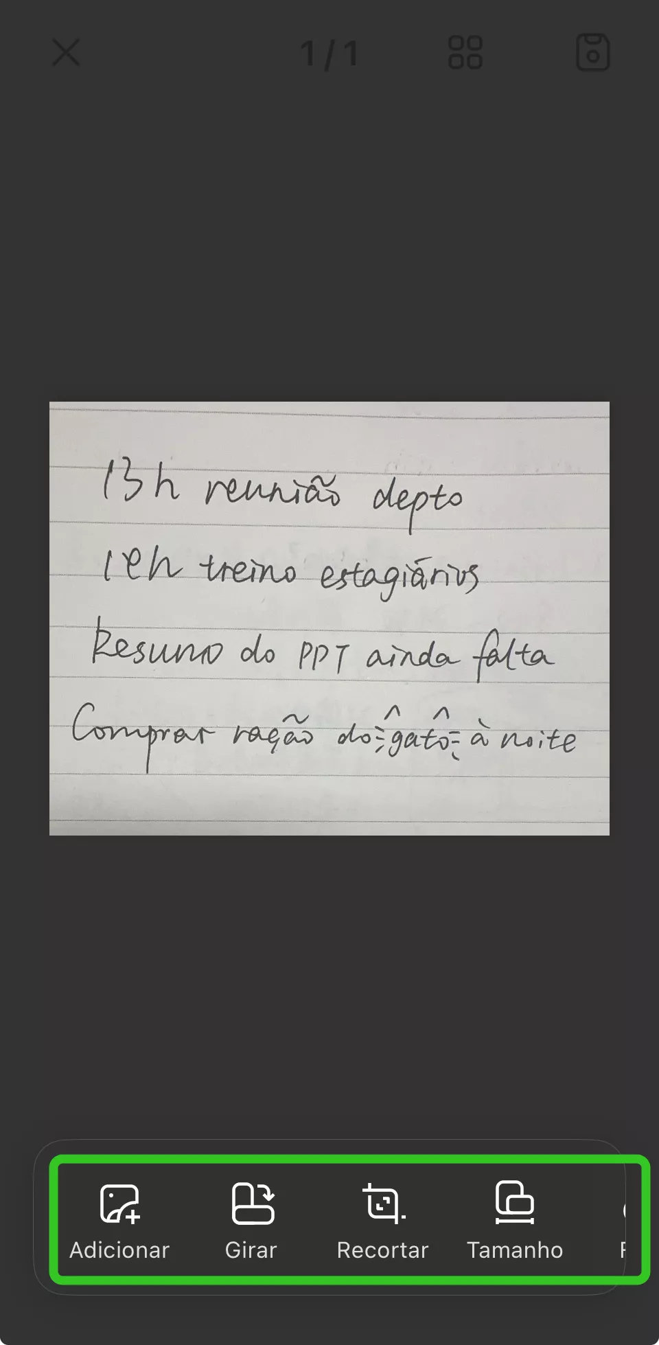 editar imagens digitalizadas