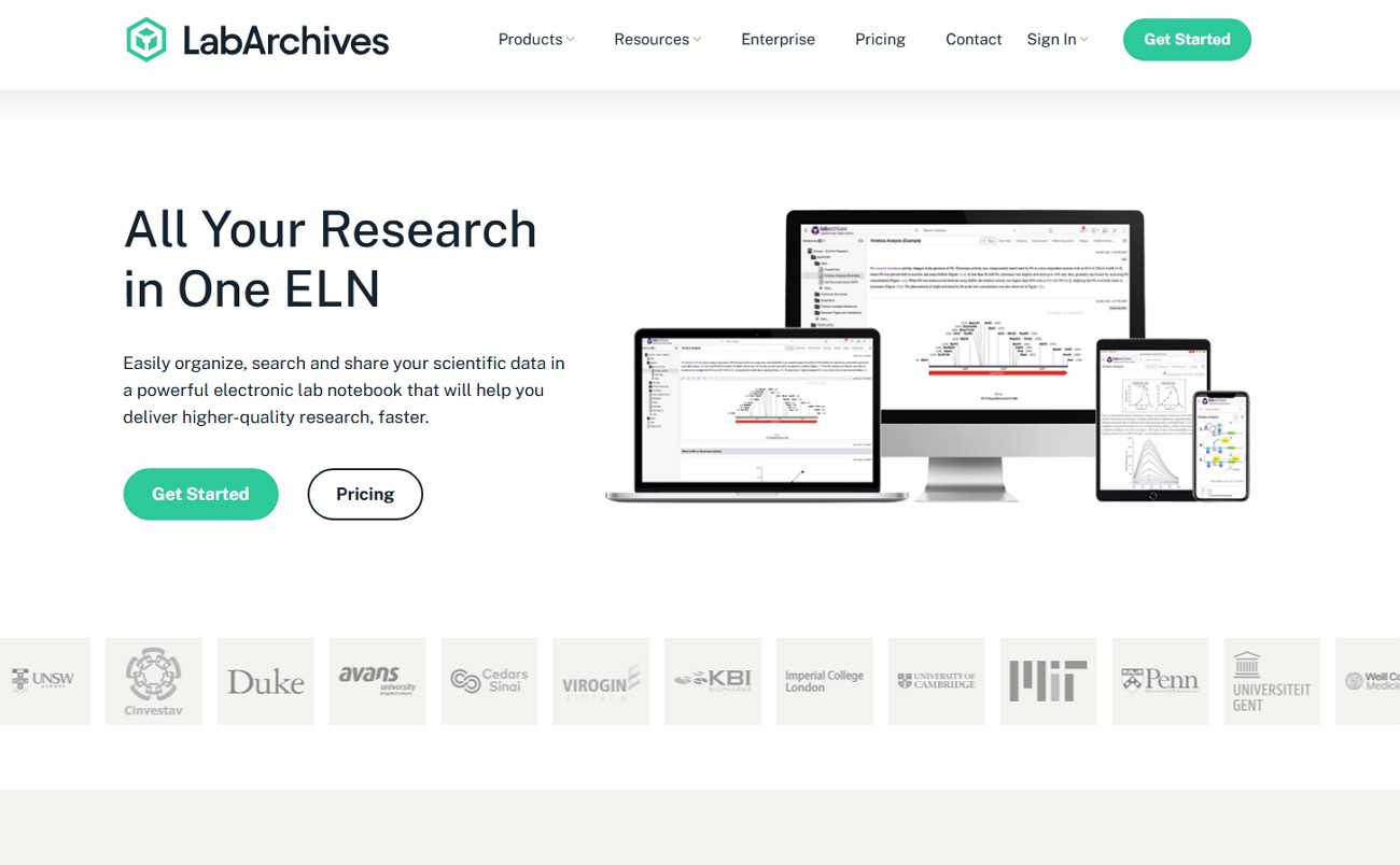 labarchives electronic lab notebooks
