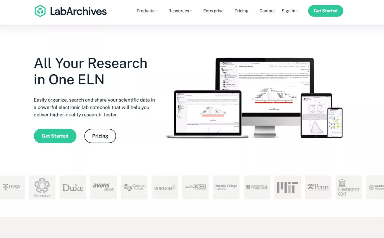 labarchives electronic lab notebooks