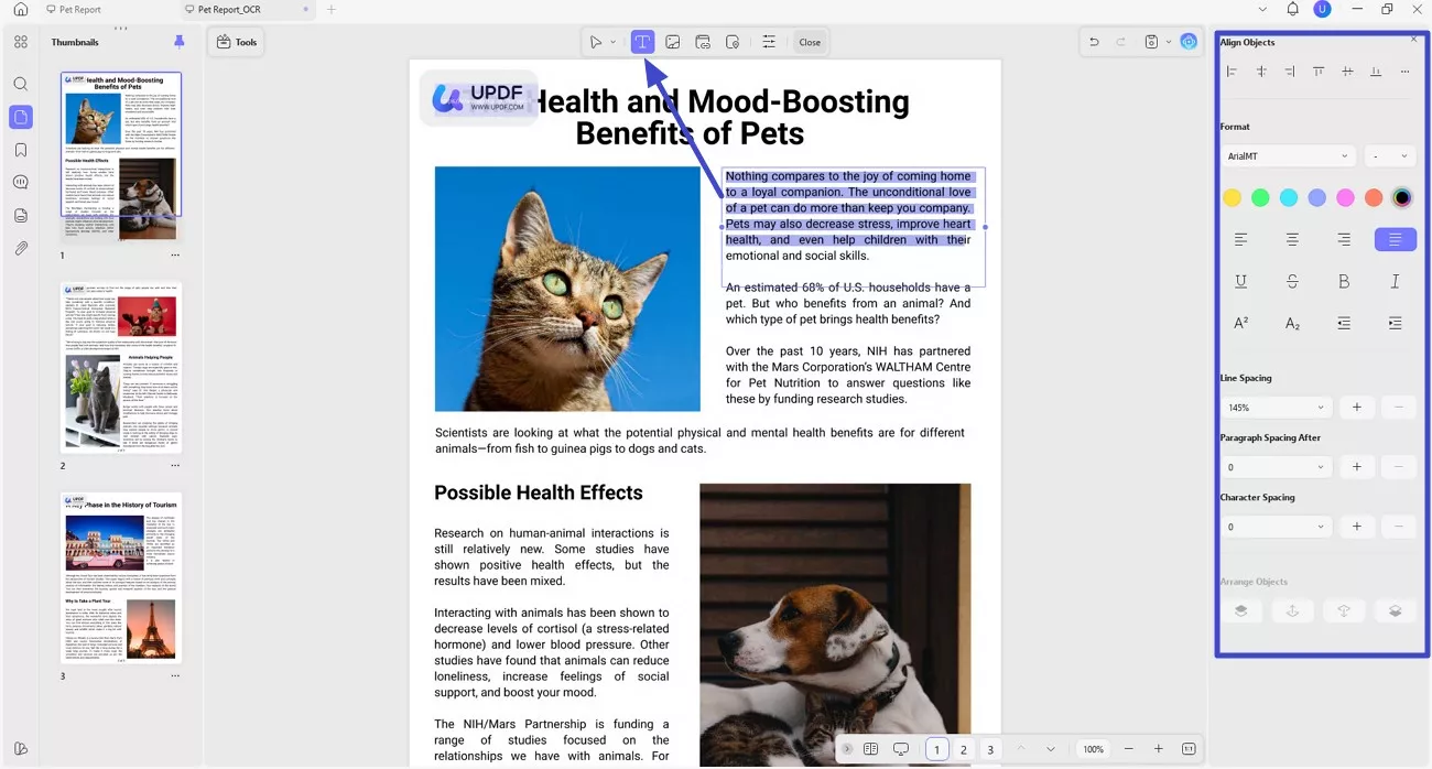 edit and polish text