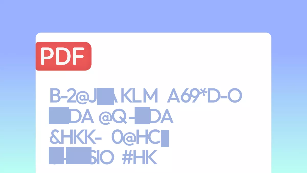 Simple Solutions to Correct Garbled Text in PDF Files Easily