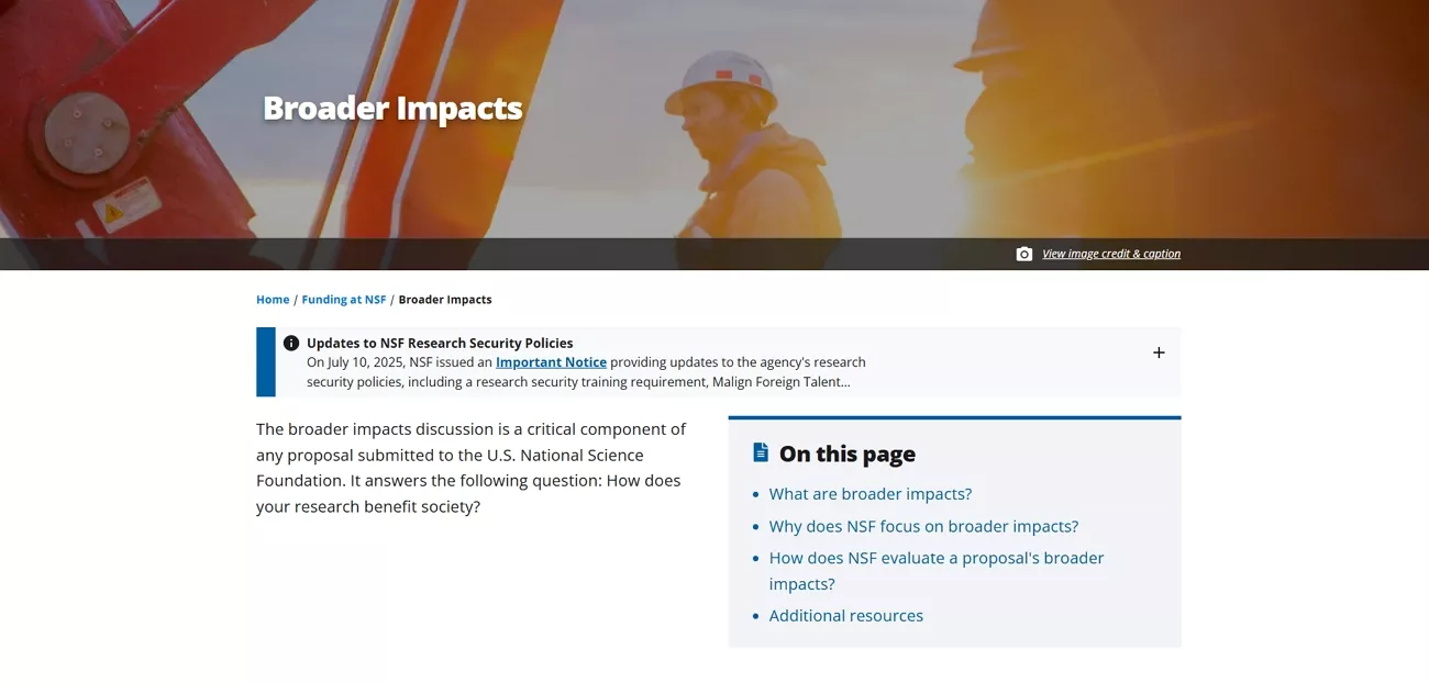 nsf grant application format source