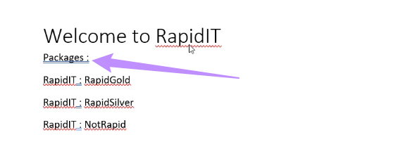 double underline in microsoft word grammar-check