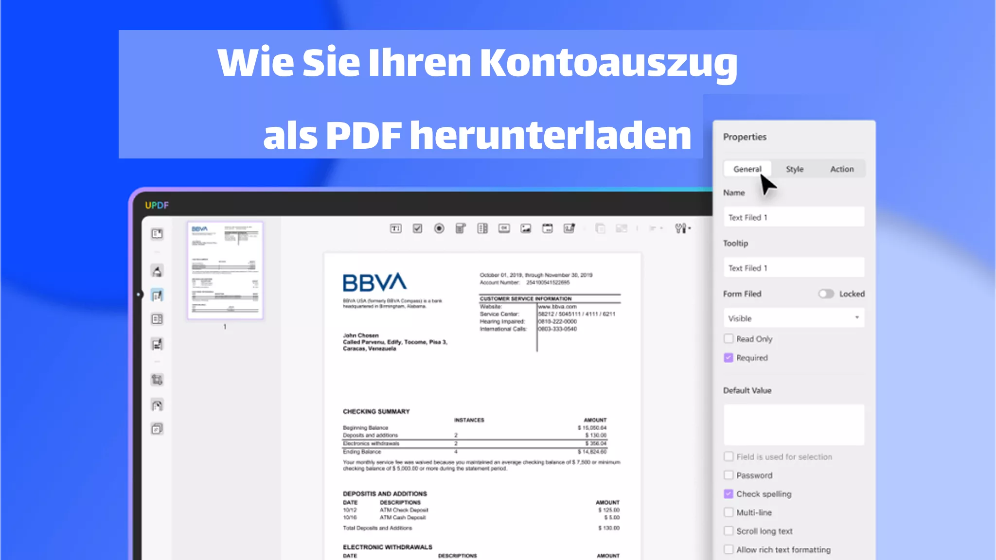 Kontoauszug als PDF herunterladen – eine vollständige Anleitung