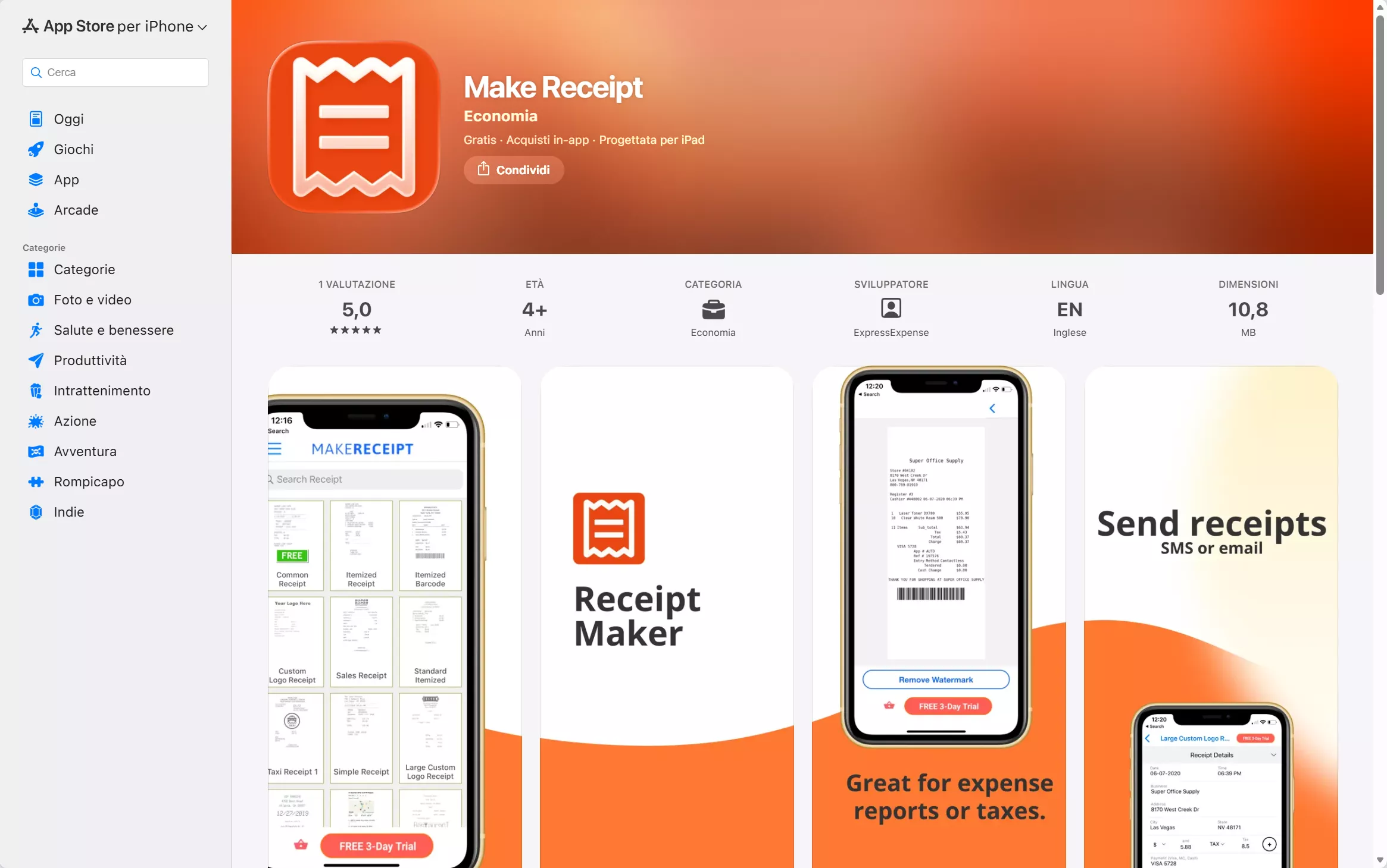 receipt generator make receipt