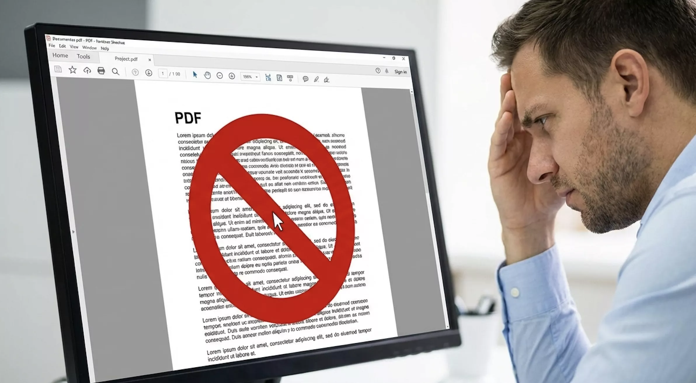 PDF 드래그 방지가 되어있는 텍스트는 드래그 및 복사가 어렵습니다