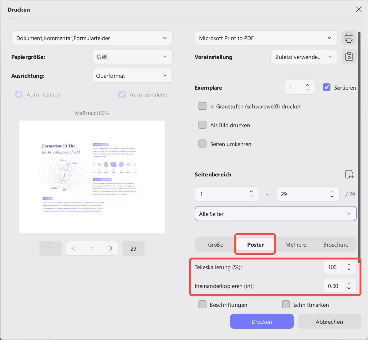 Anpassungen vornehmen, um fortzufahren