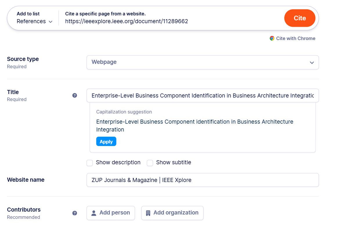 references and citations in Scribbr
