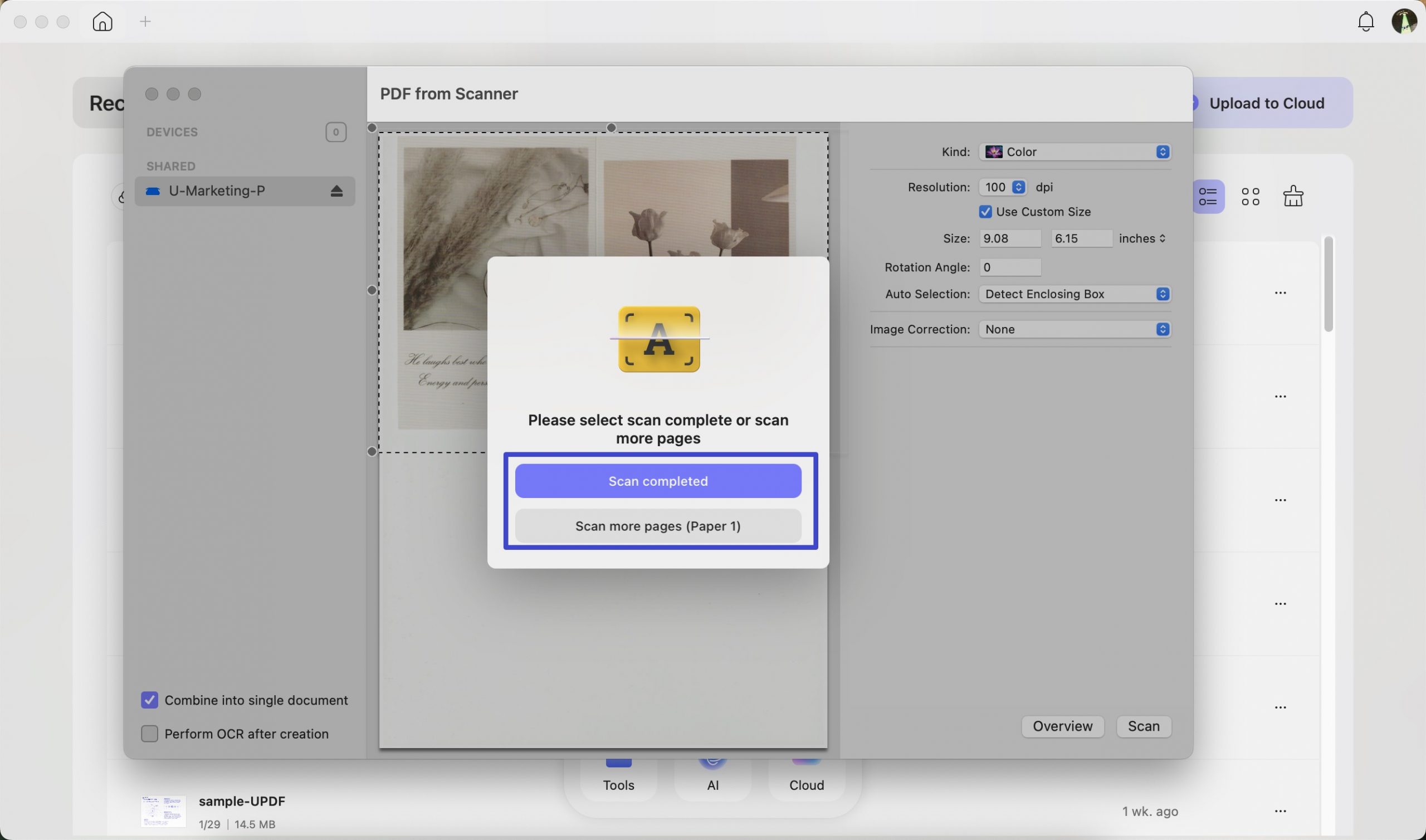choose-scan-completed-option