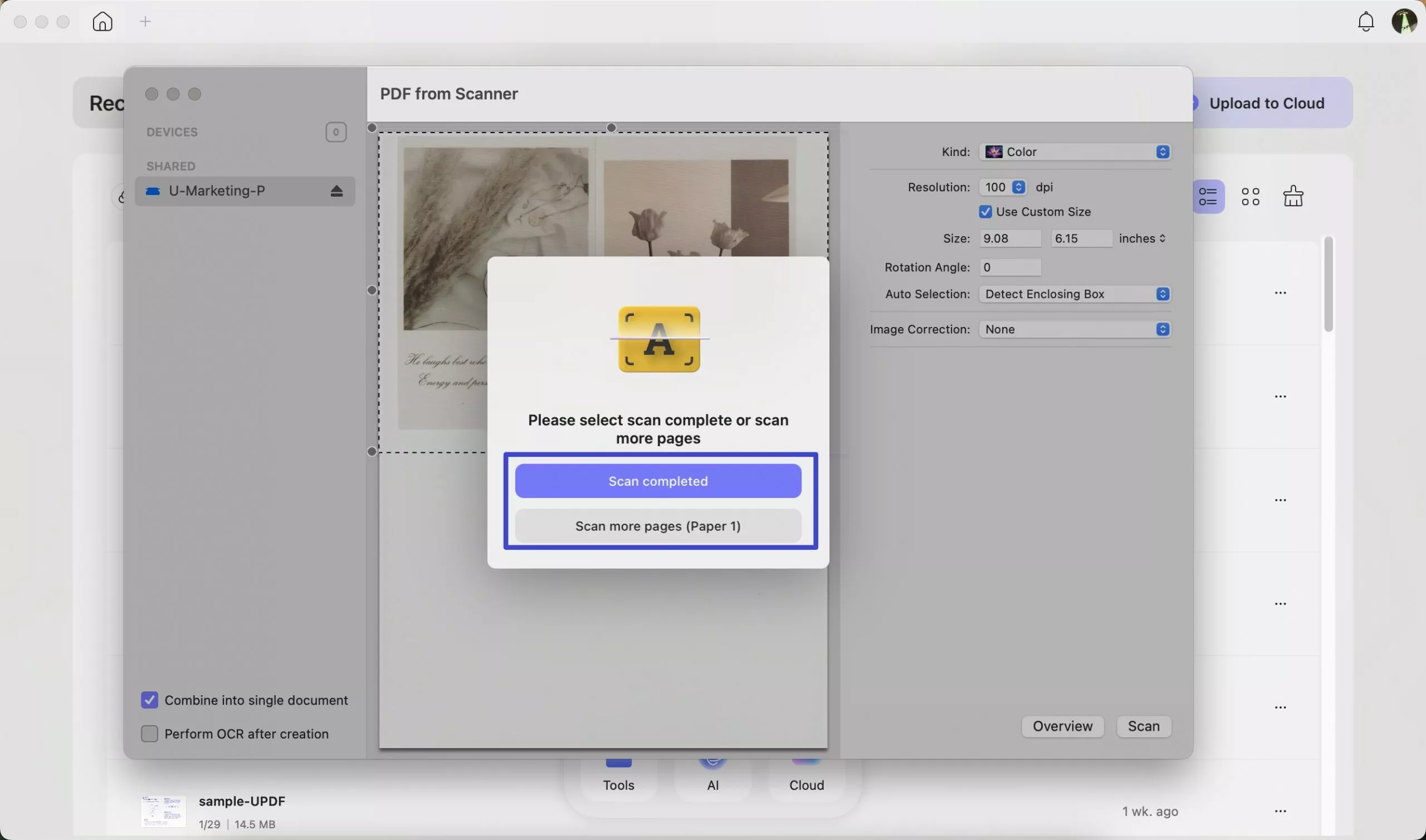 choose-scan-completed-option
