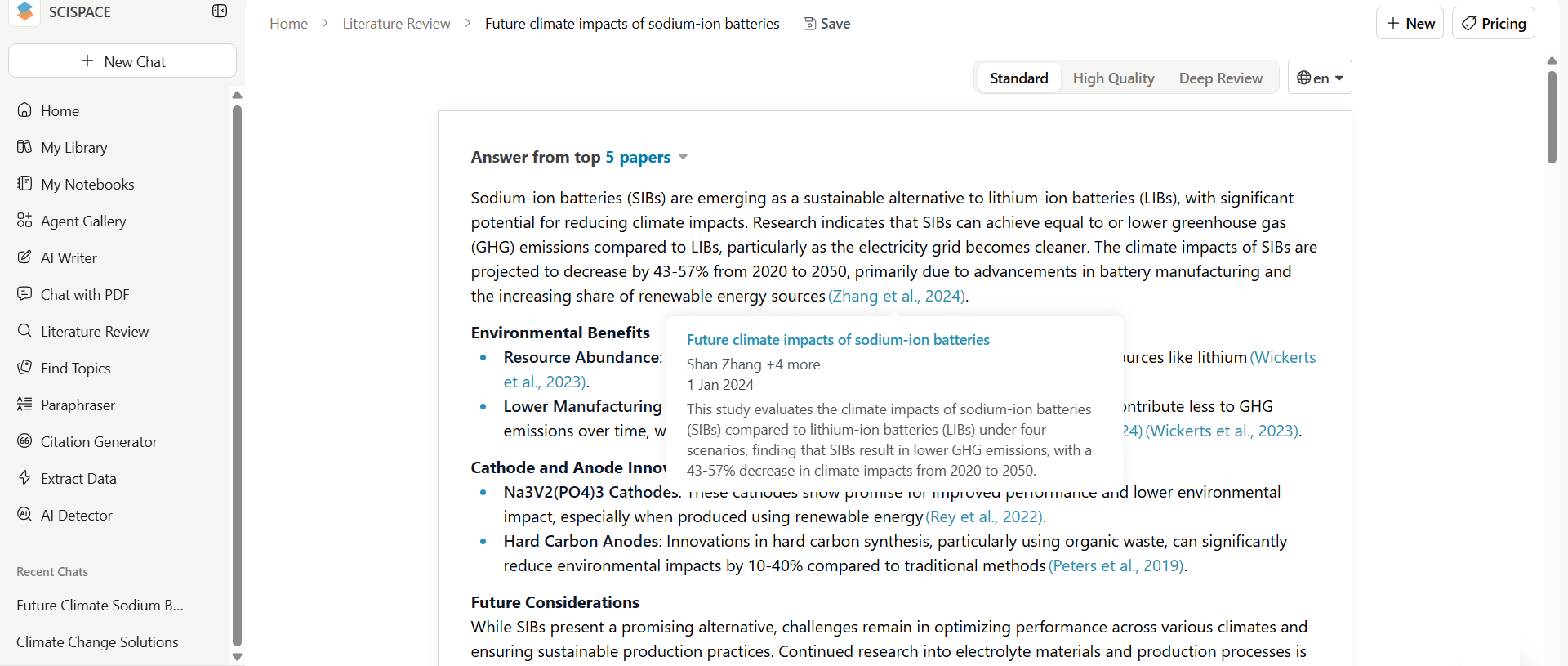 scispace paper search