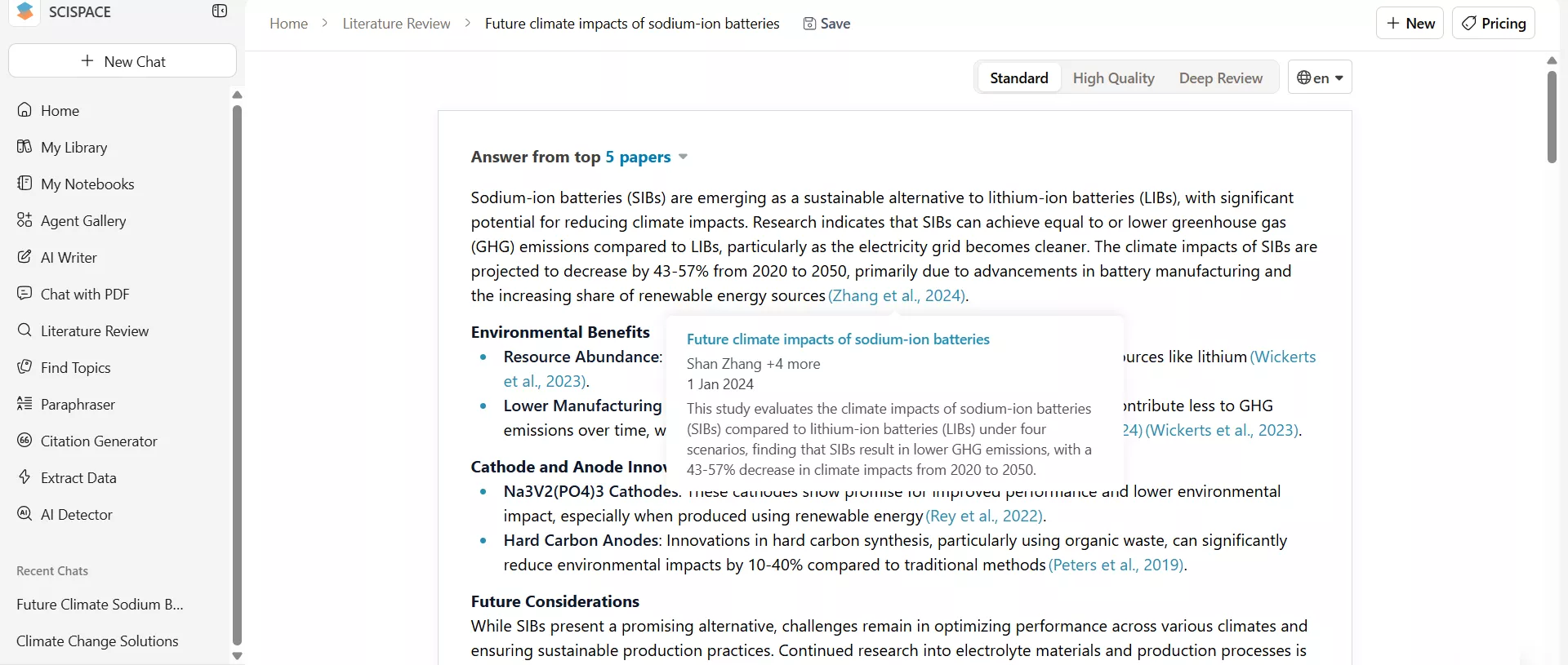 scispace paper search