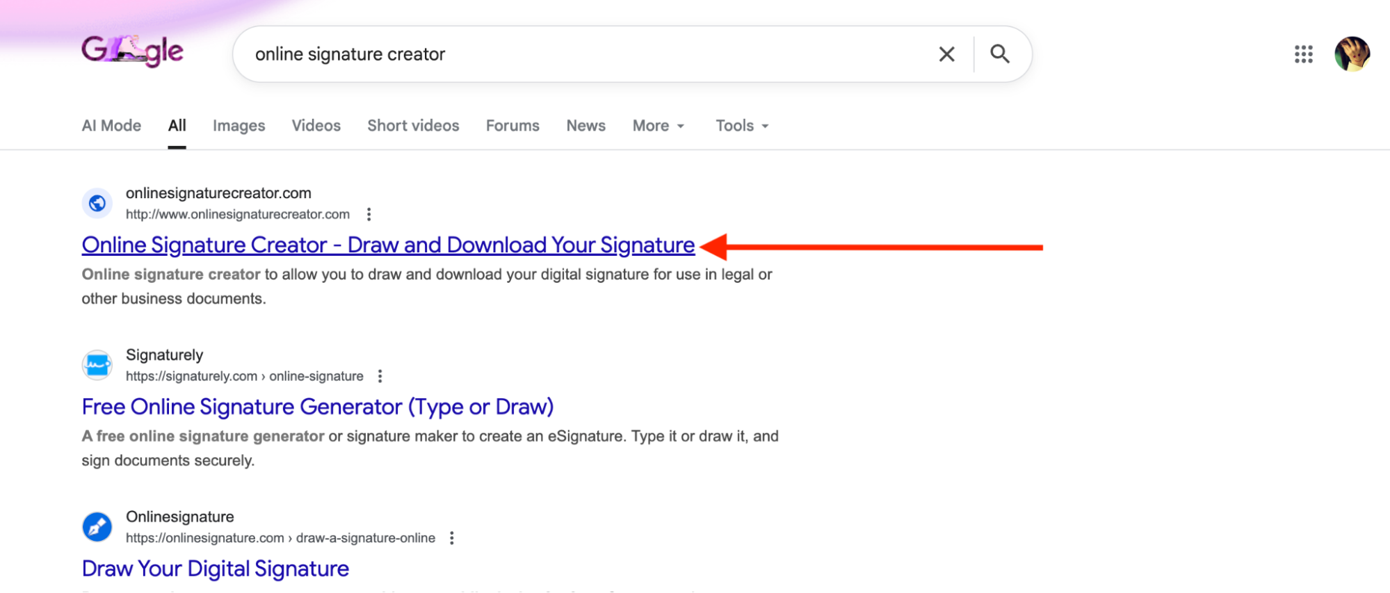 search-online-signature-app