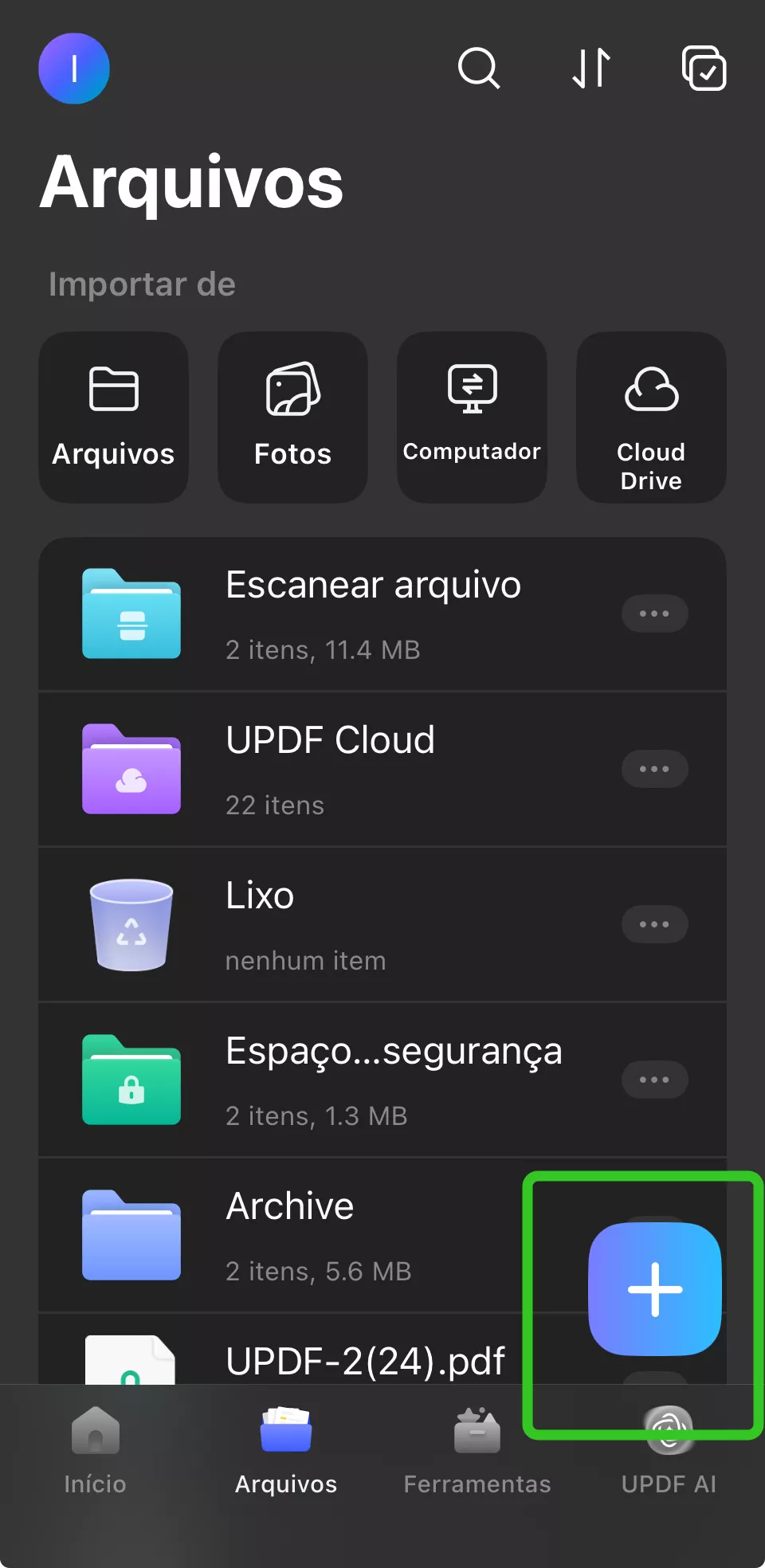 Use OCR e Converta no Celular