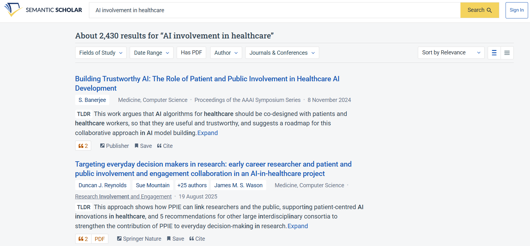 semantic scholar example