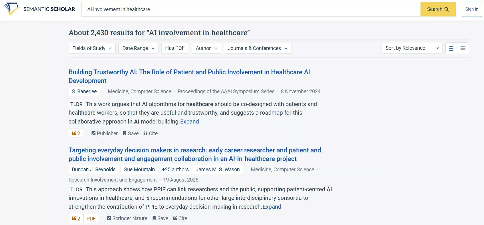 semantic scholar example