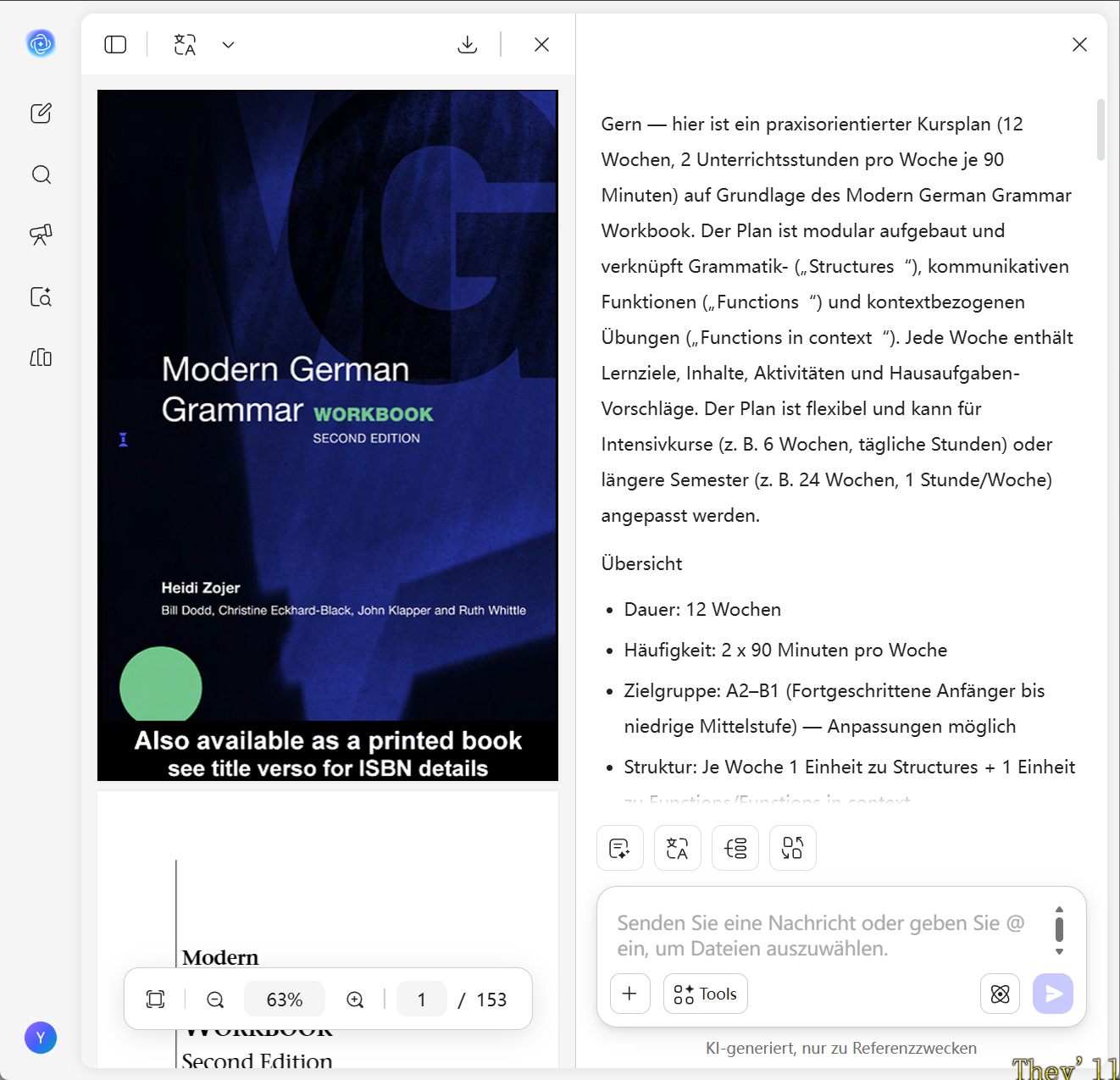 UPDF AI generate teaching plan outlines