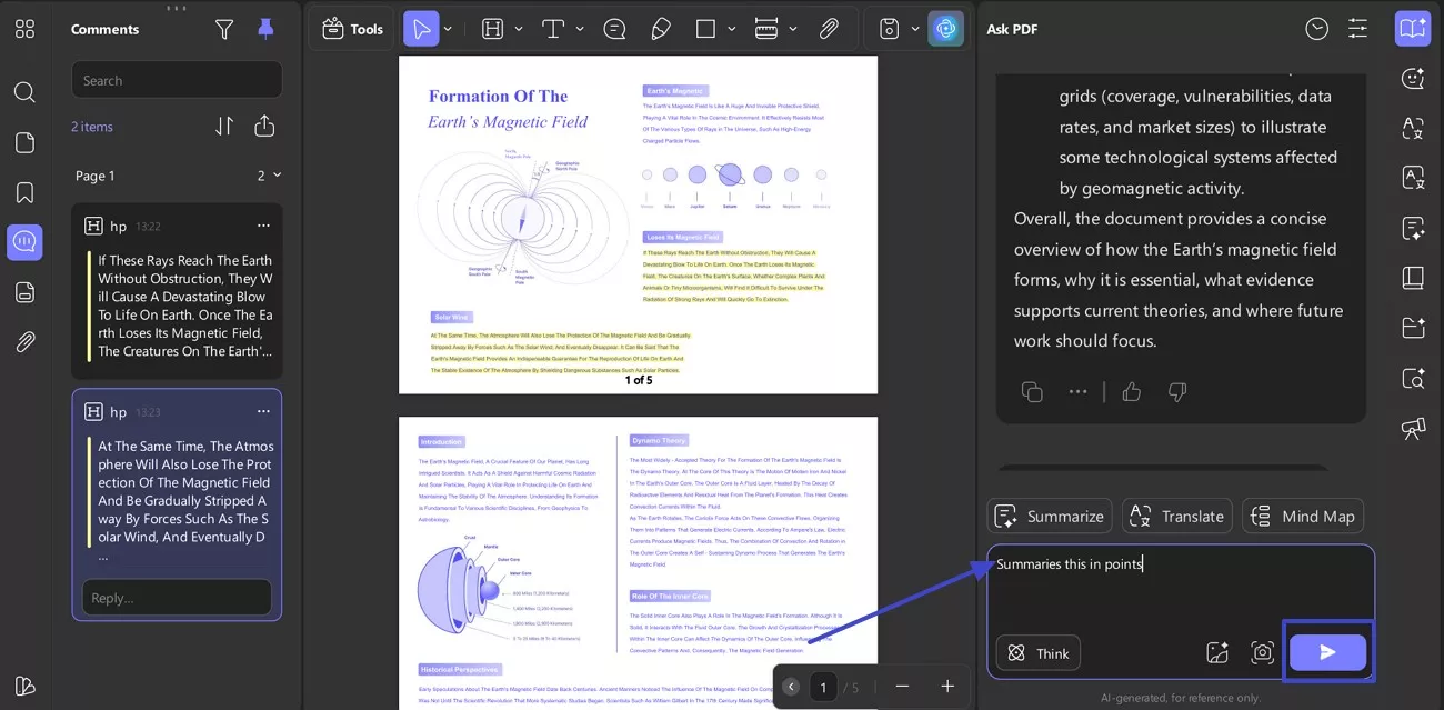 add prompt and hit generate 