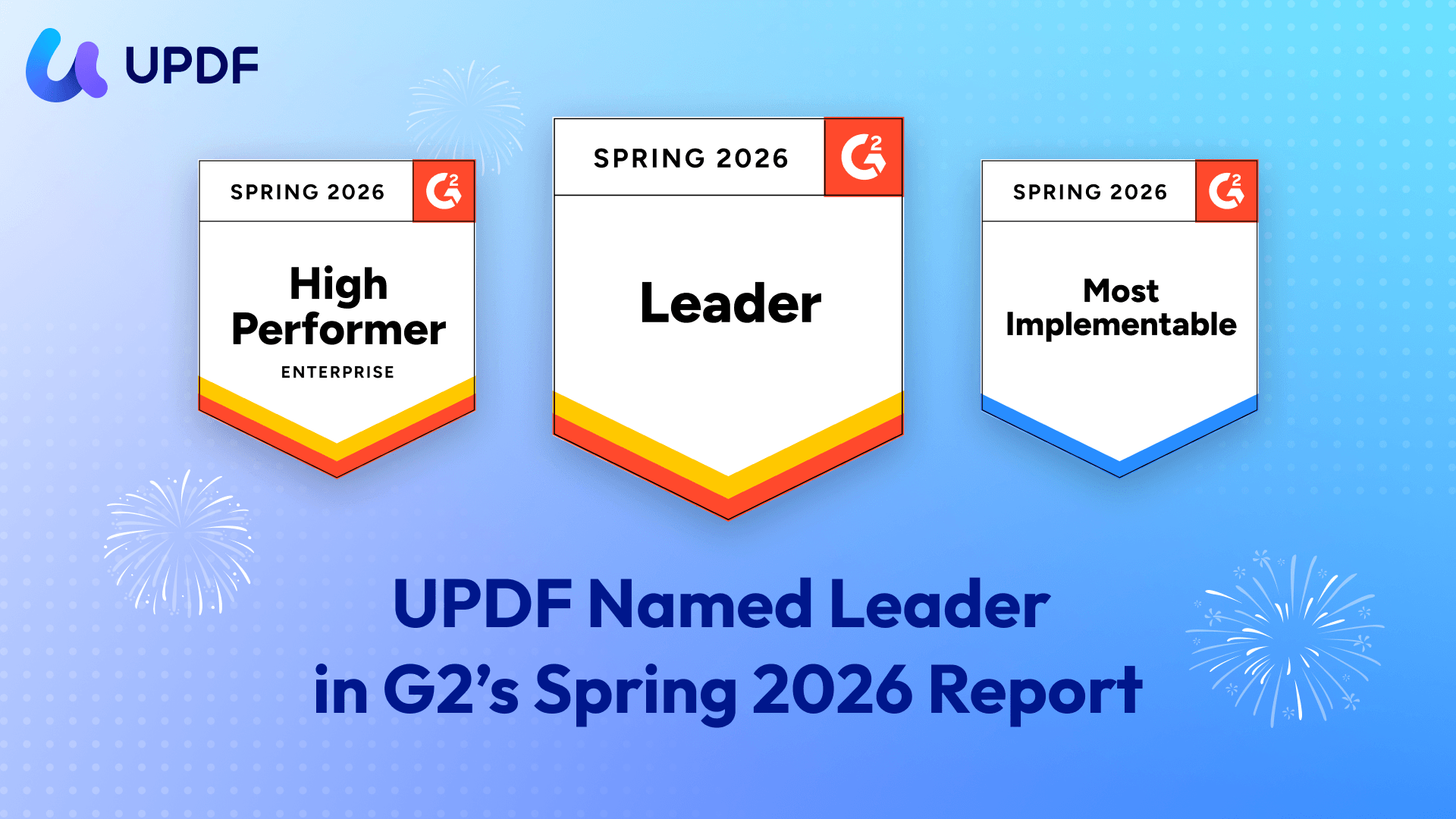 o UPDF - Líder G2 de 2026