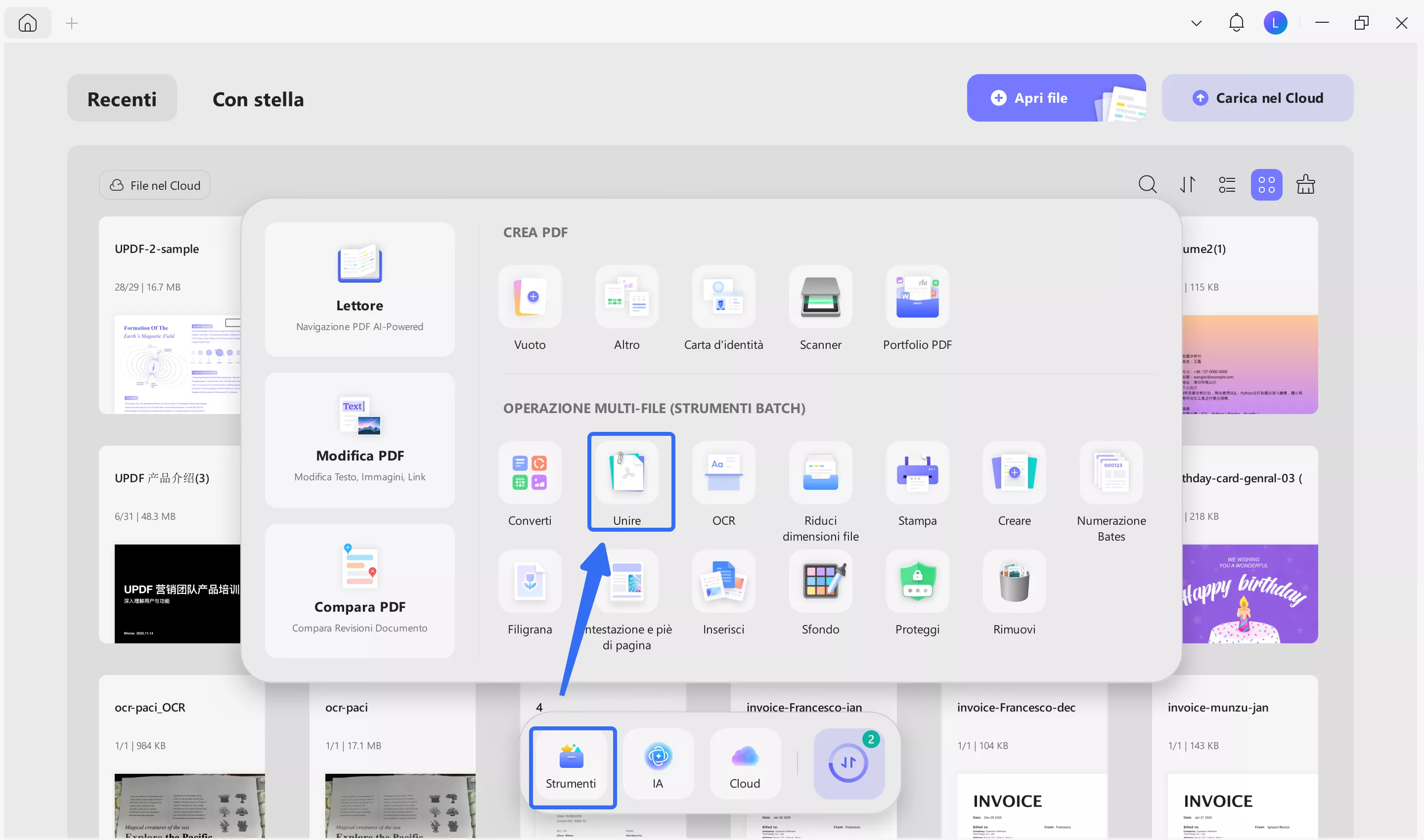 merge pdf batch updf