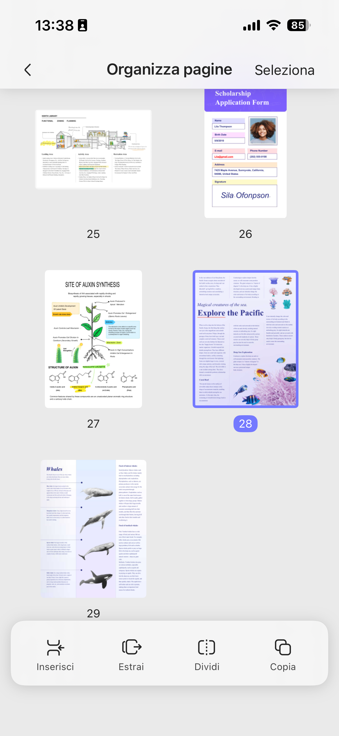 delete page from pdf with updf for ios