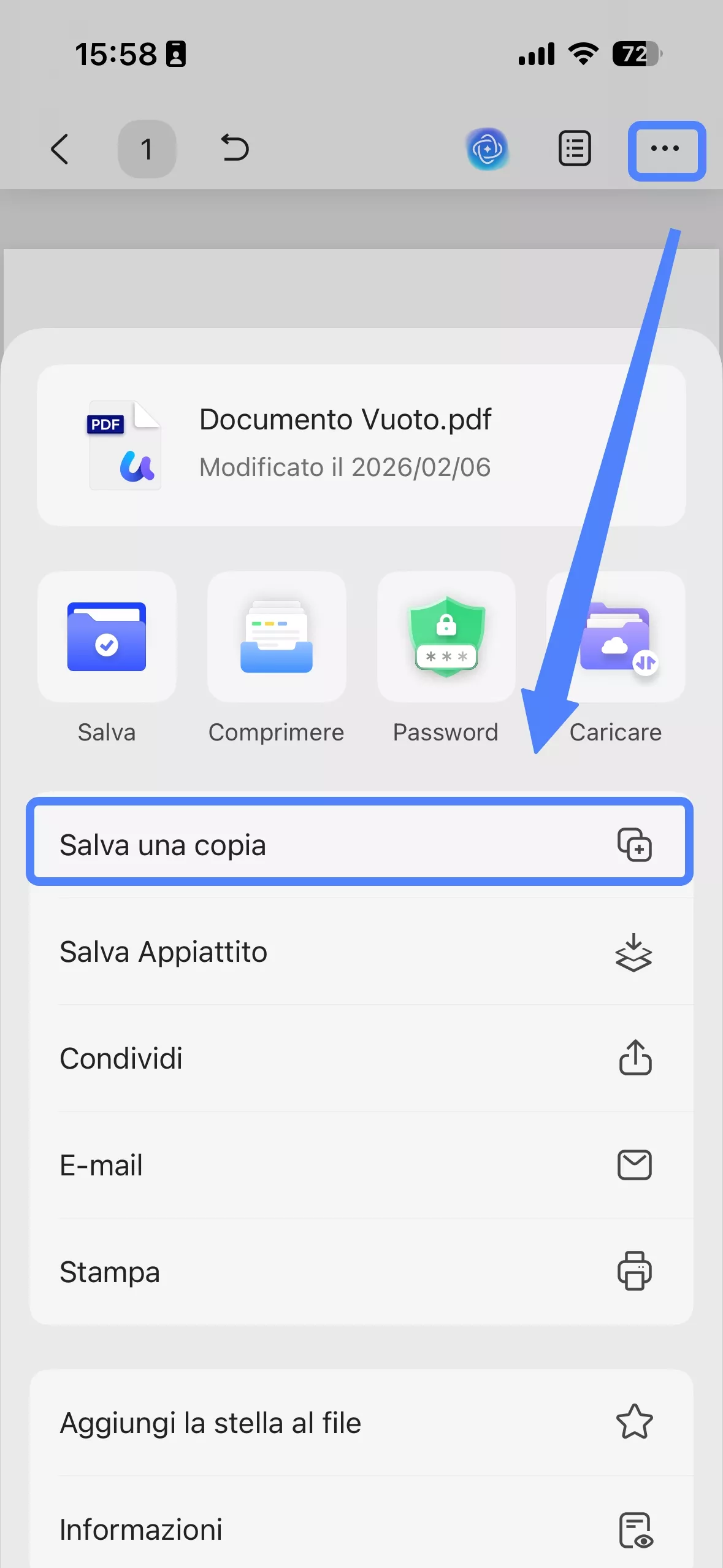 save pdf to files on iphone with updf for ios 1