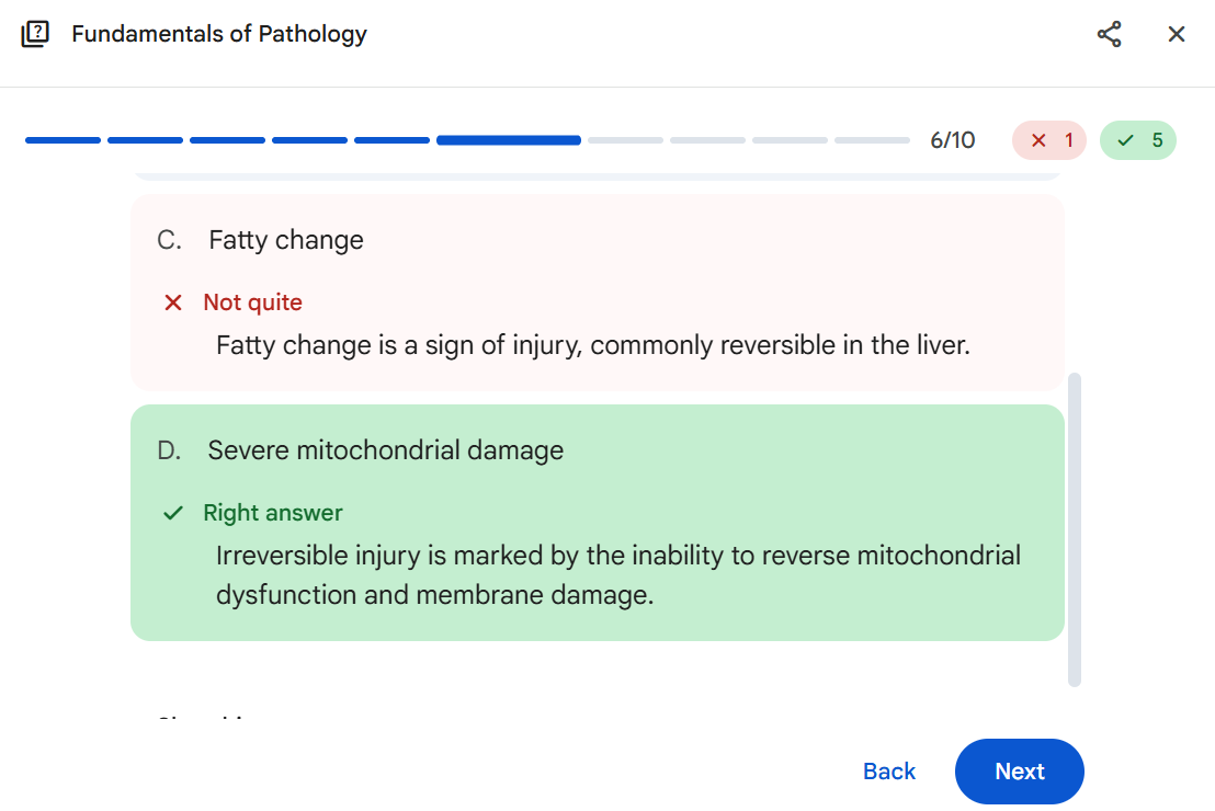 view detailed explanations