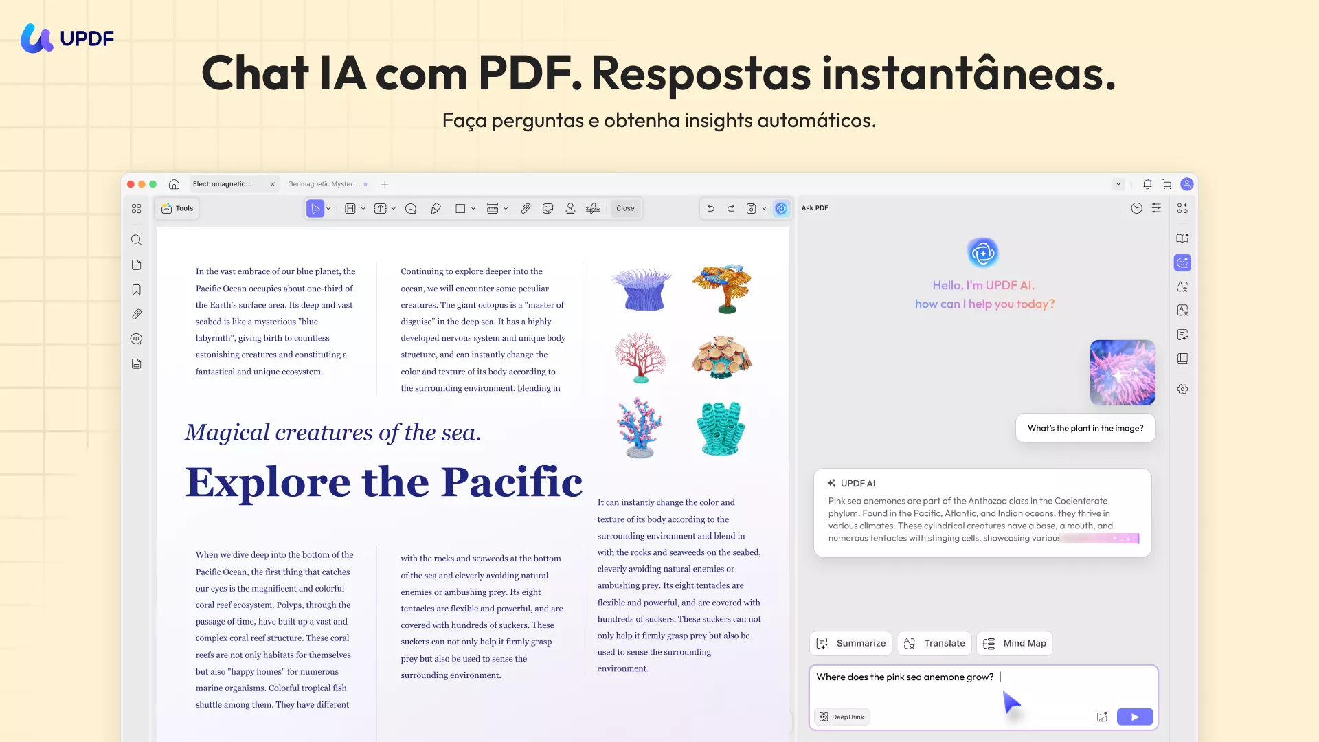 Chat com IA para PDF do UPDF