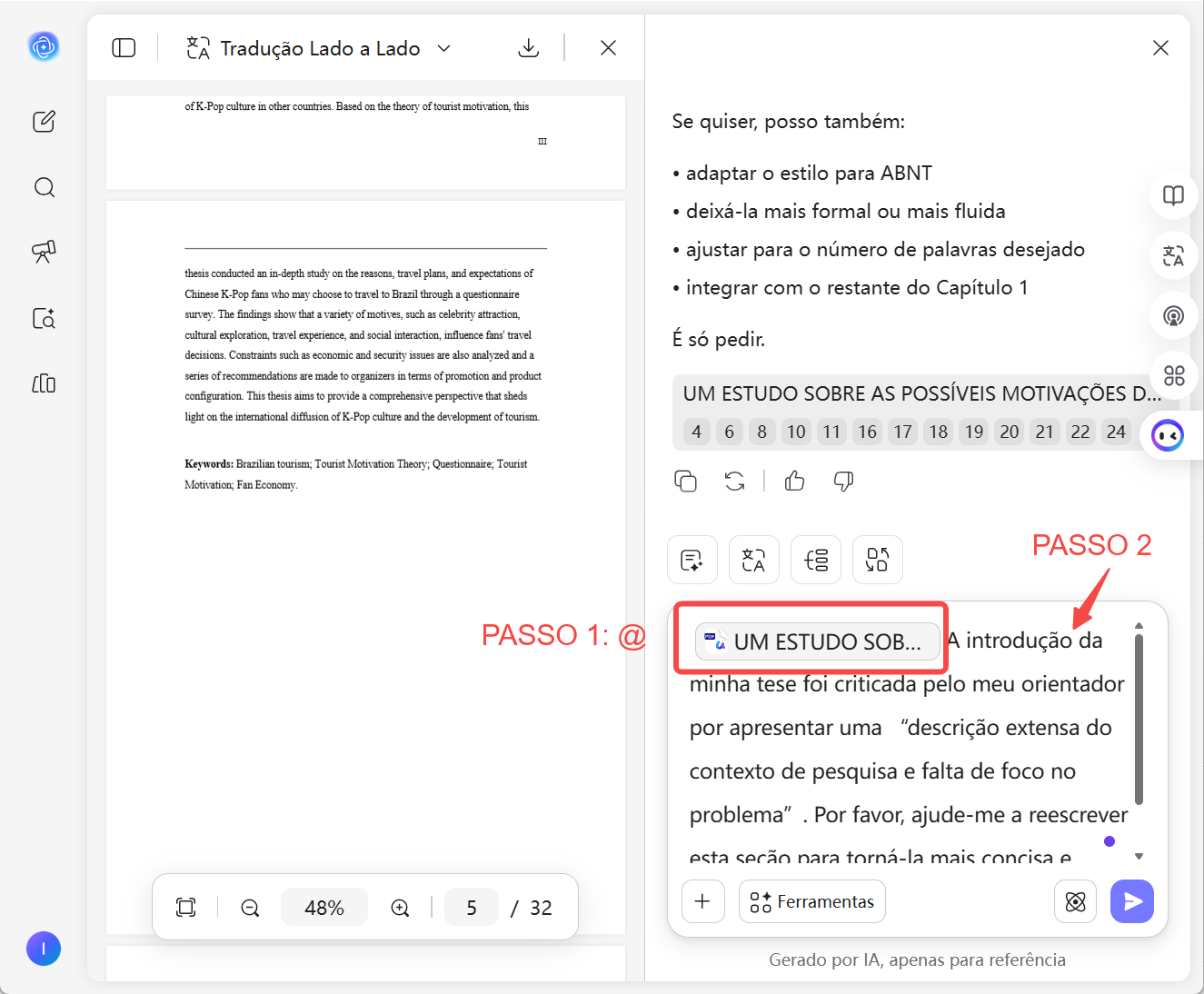 UPDF AI Academic Paraphraser