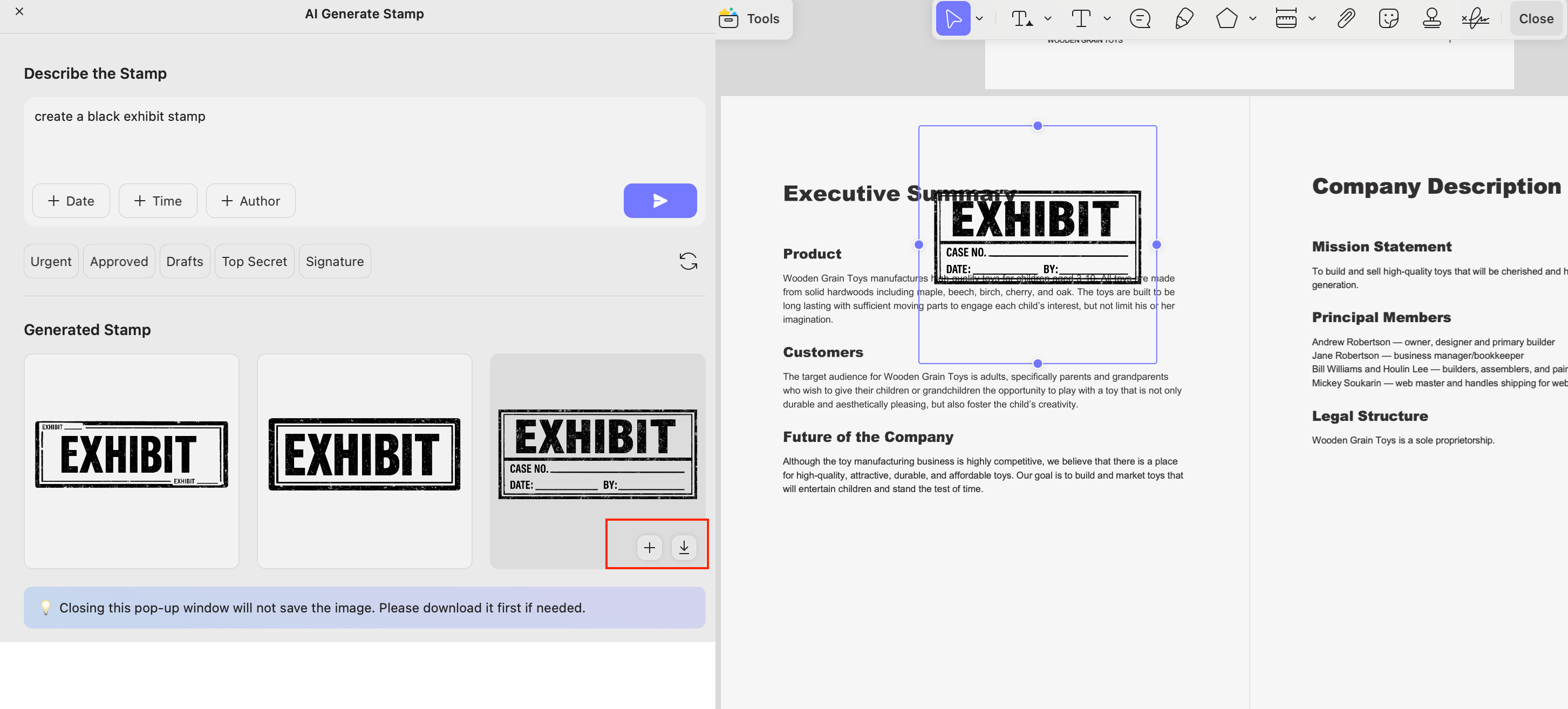 add-or-download-exhibit  