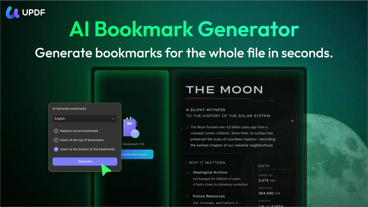 bookmark generator updf ai