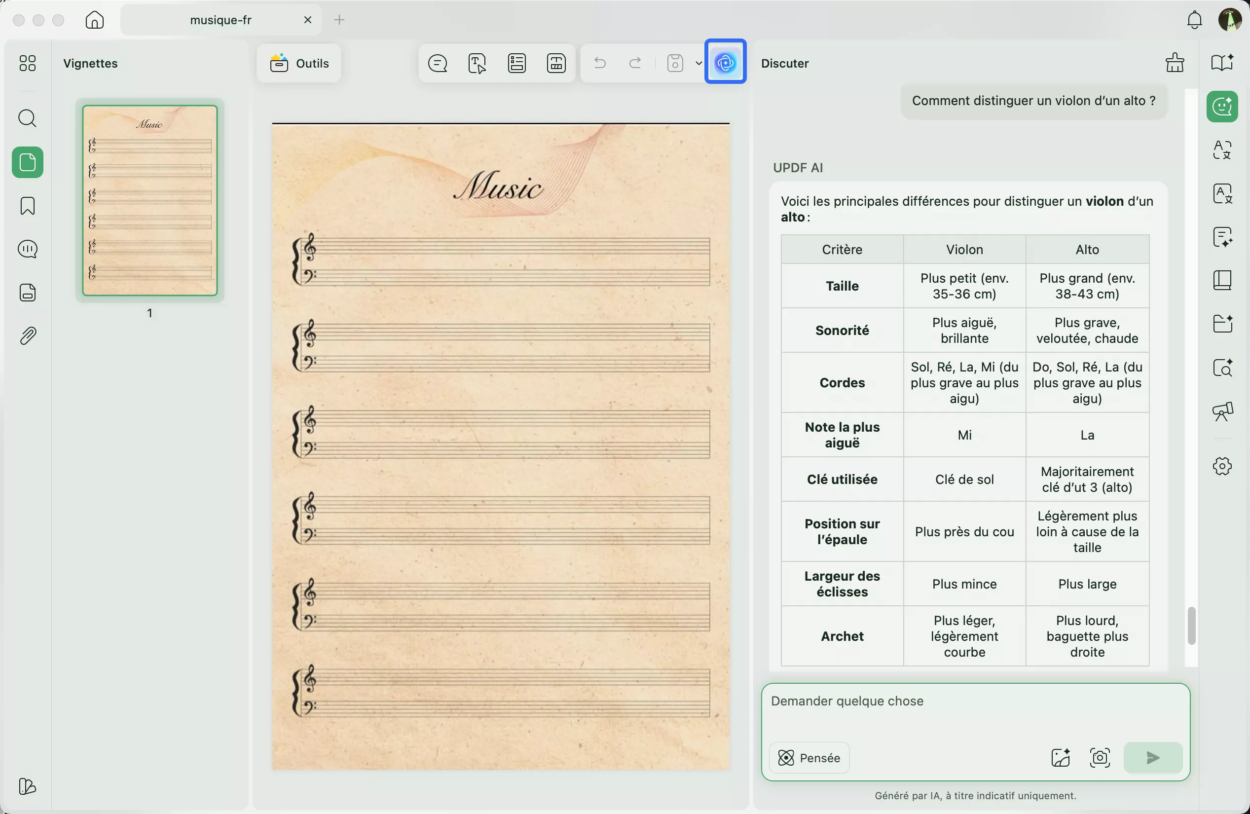 discuter avec l'IA updf