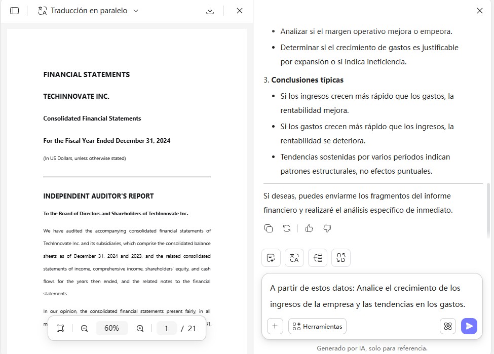 Generador de presupuestos con IA