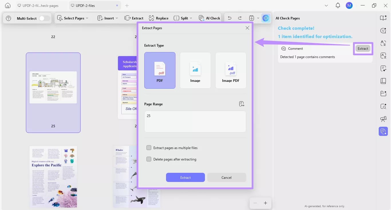 click on extract and follow the prompts