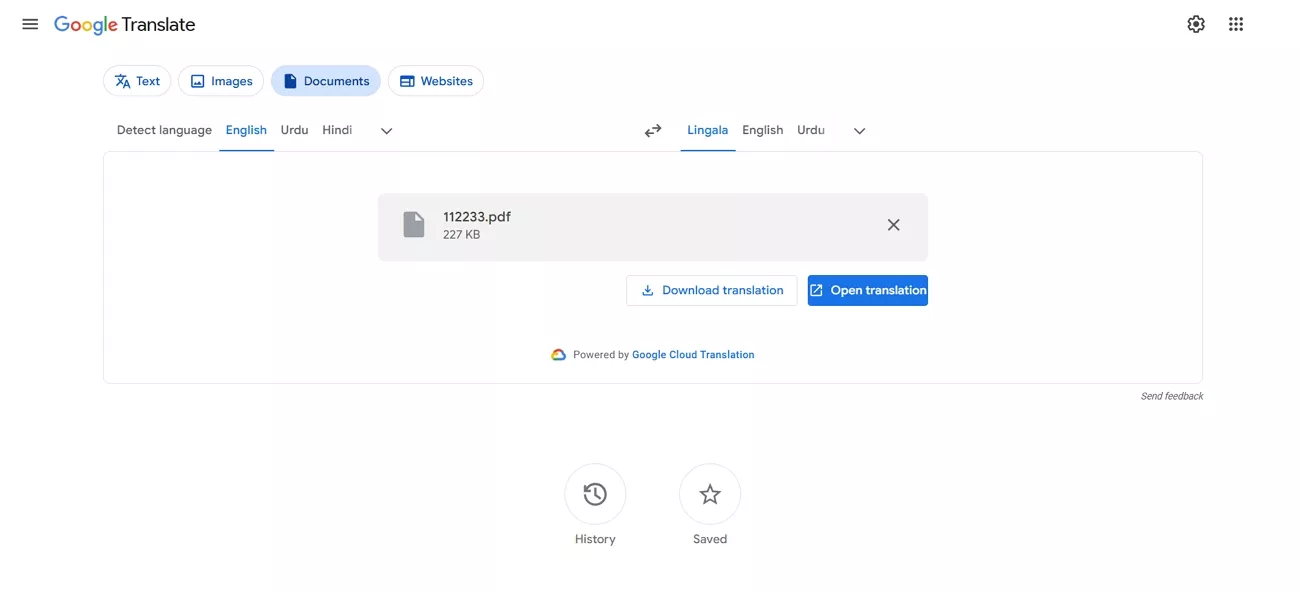  translate pdf document free google translate