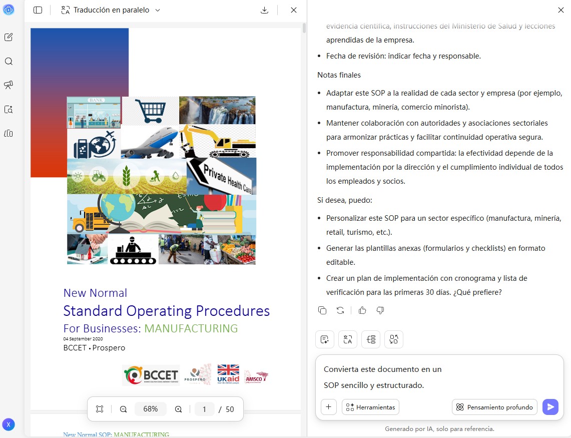 Generador de POE de UPDF AI