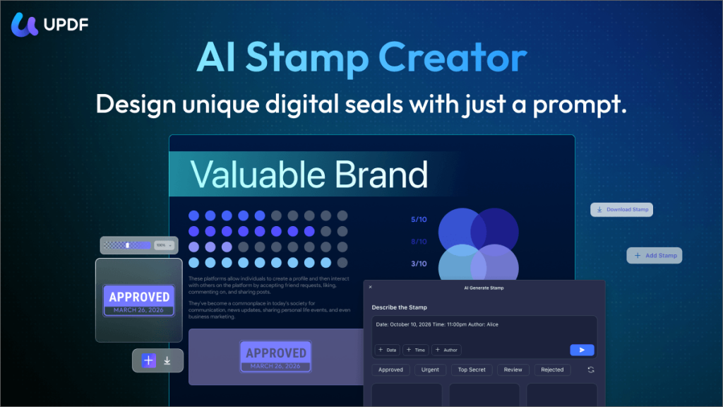 Best AI Stamp Generator: Create Unique PDF Stamps | UPDF