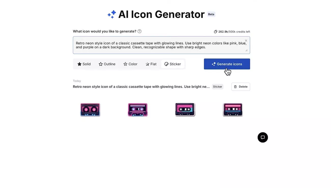 ai icons stickers generator freepik
